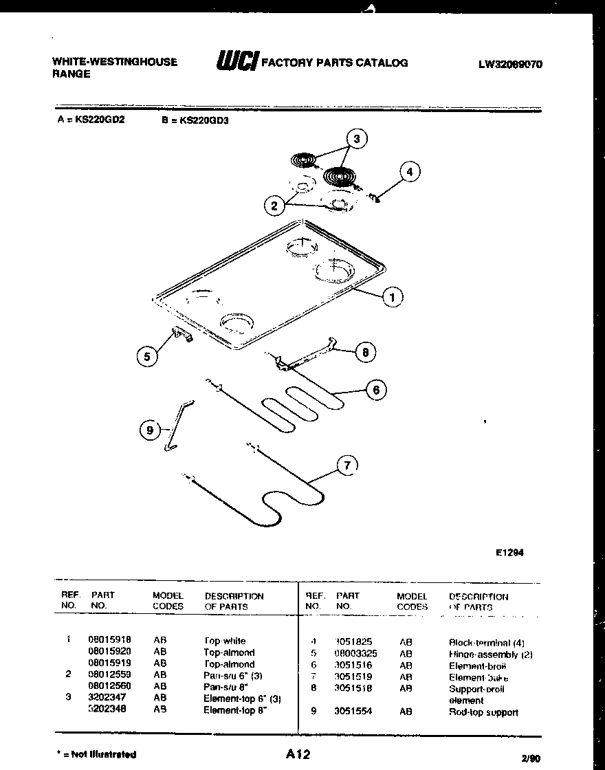 04 - COOKTOP AND BROILER PARTS