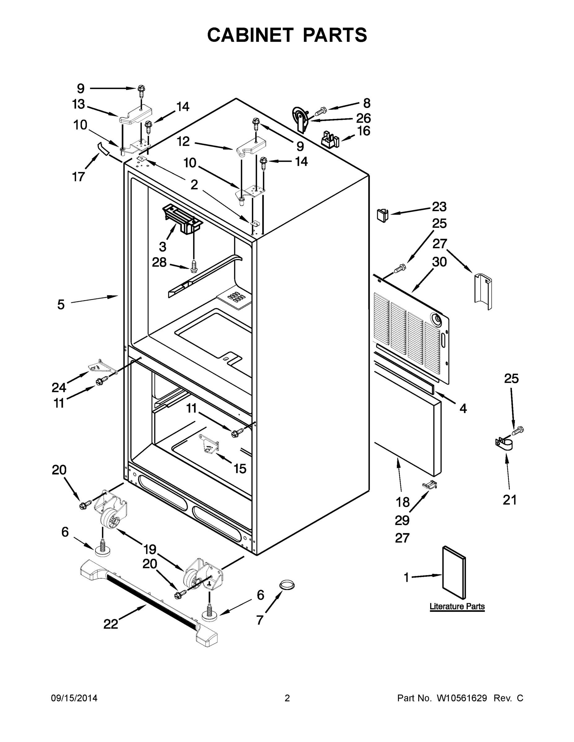 02 - CABINET PARTS