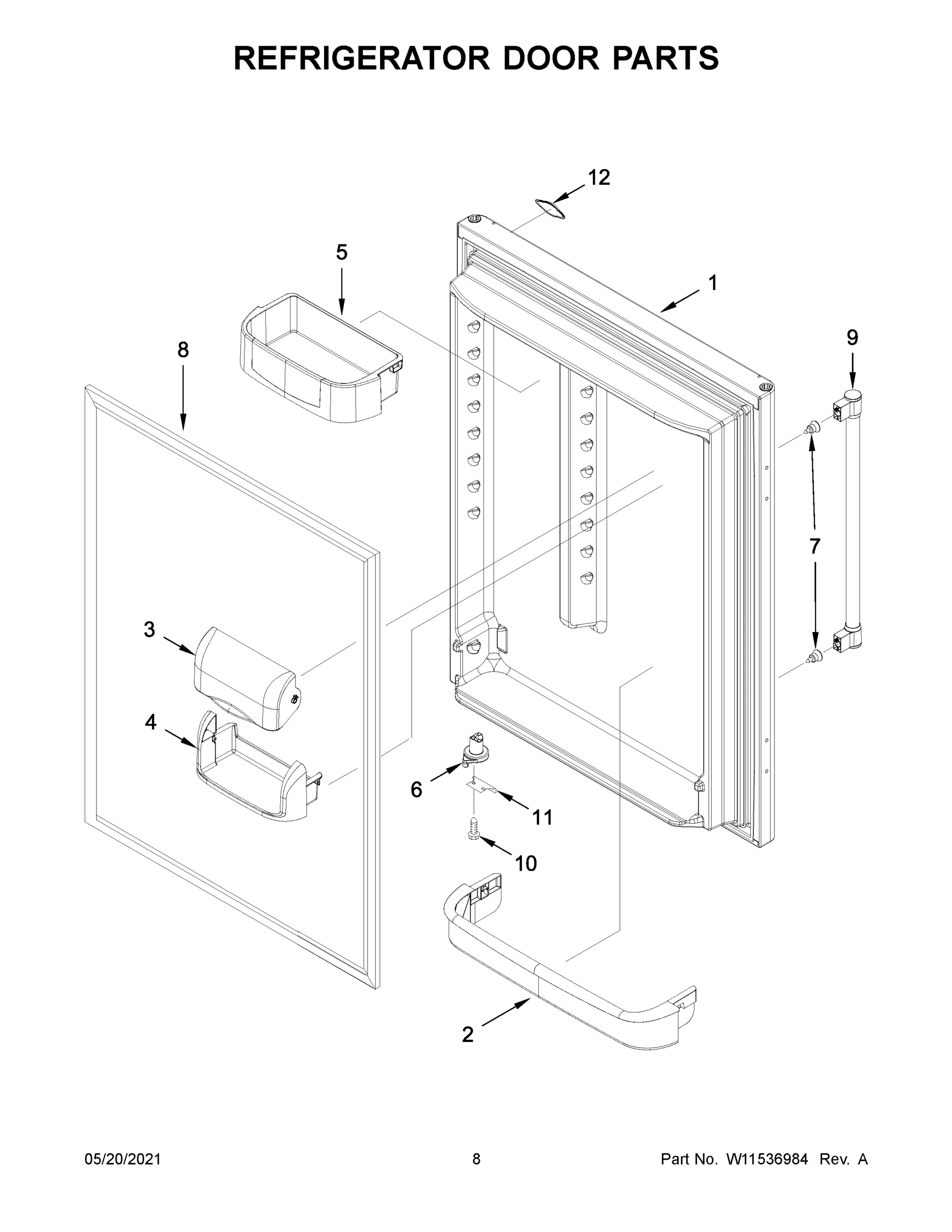 05 - REFRIGERATOR DOOR PARTS