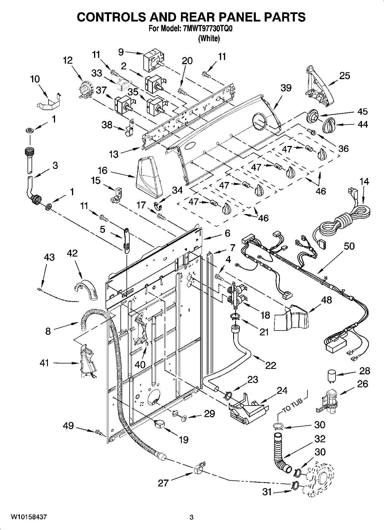 02 - CONTROLS AND REAR PANEL PARTS