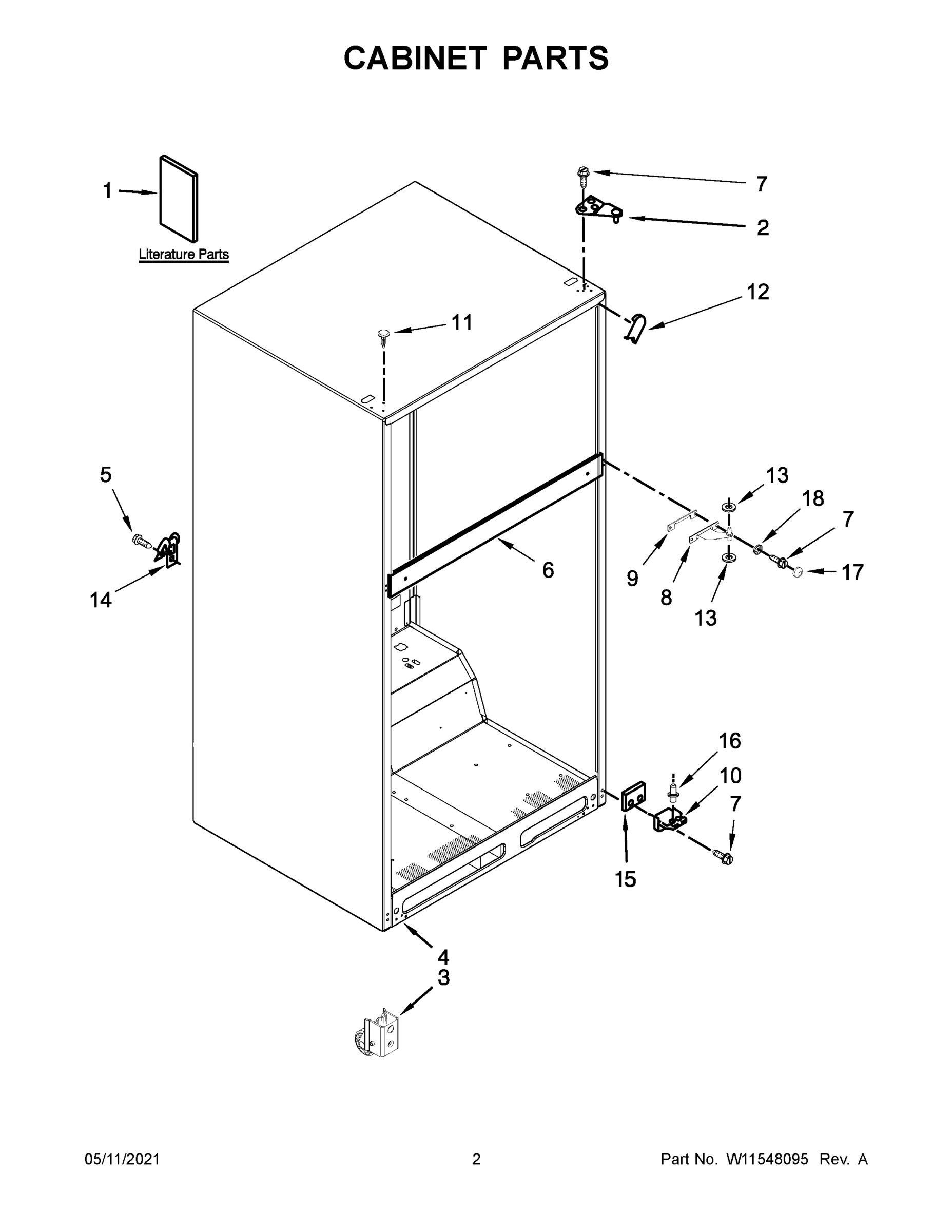 02 - CABINET PARTS