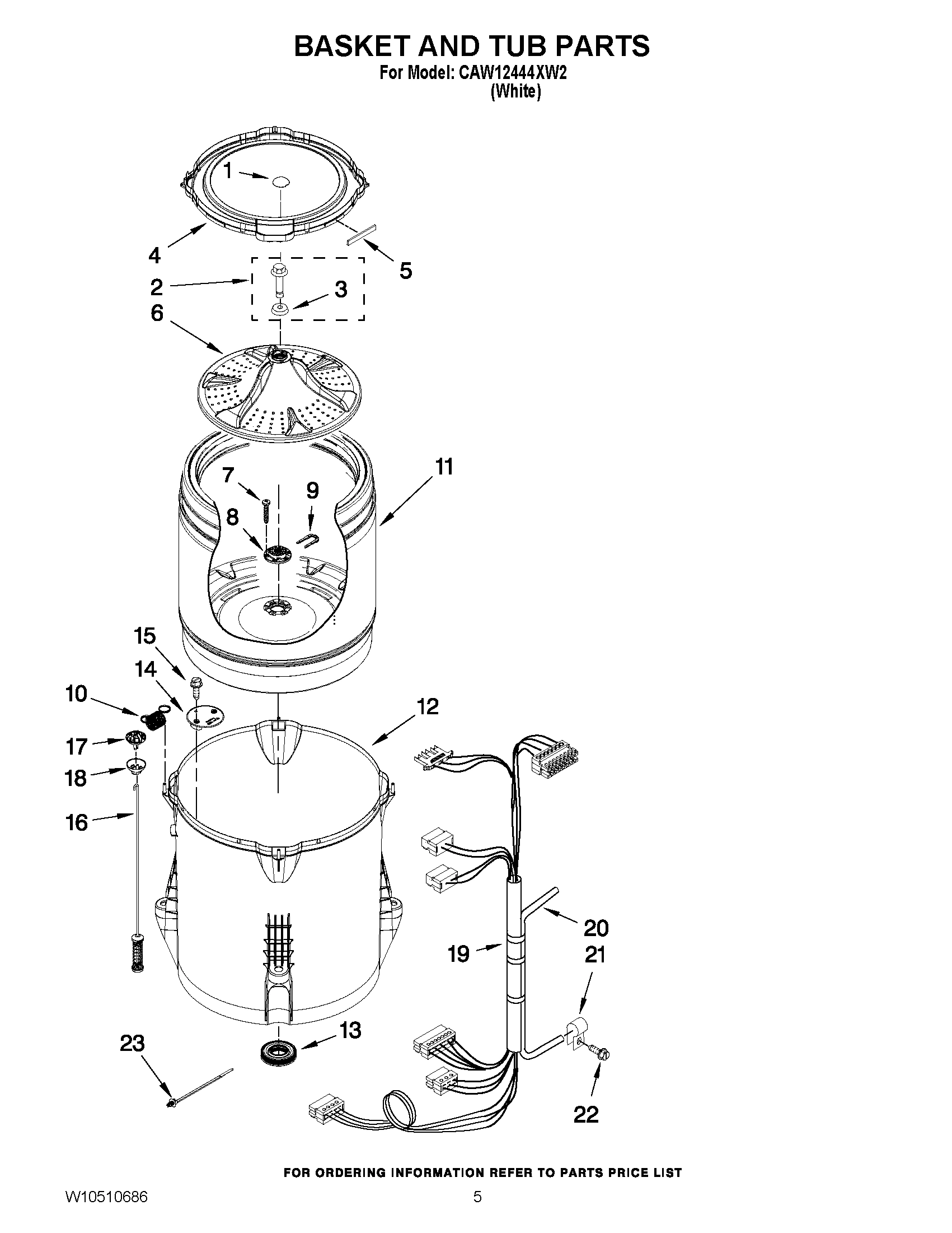 03 - BASKET AND TUB PARTS