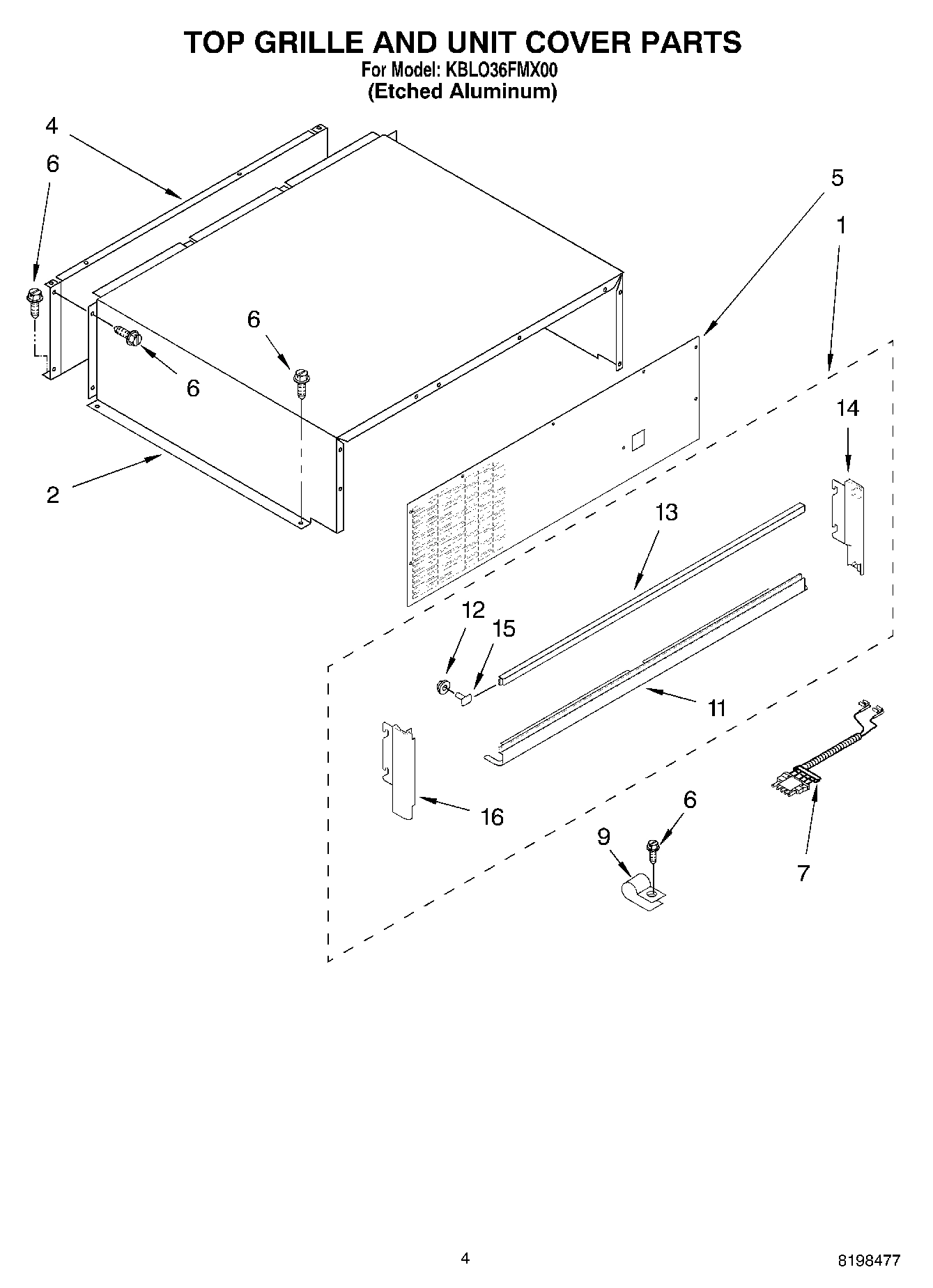 03 - TOP GRILLE AND UNIT COVER PARTS
