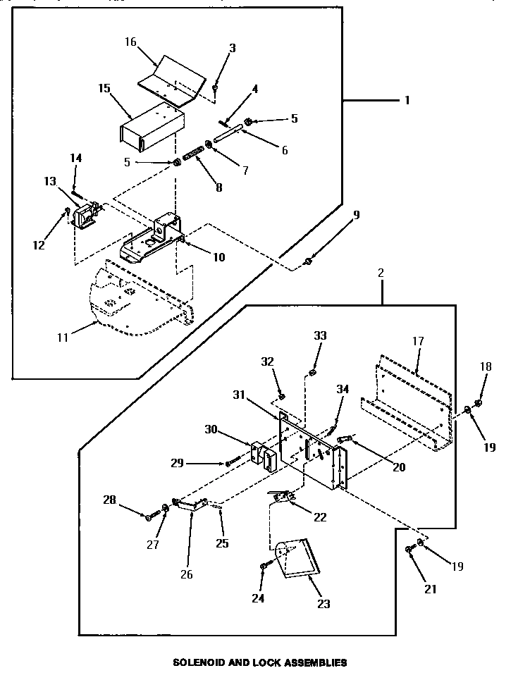 20 - SOLENOID & LOCK ASSEMBLIES
