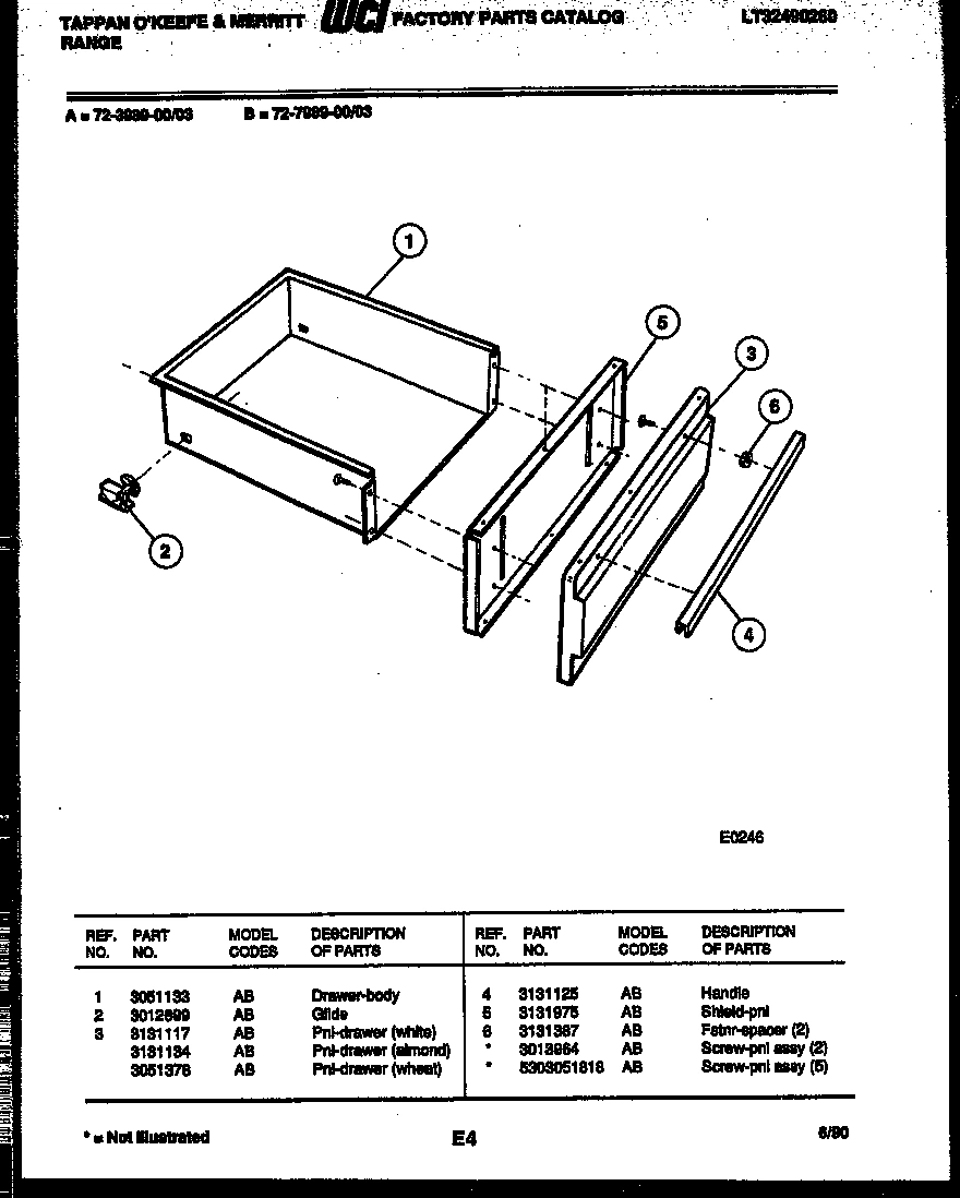 04 - DRAWER PARTS