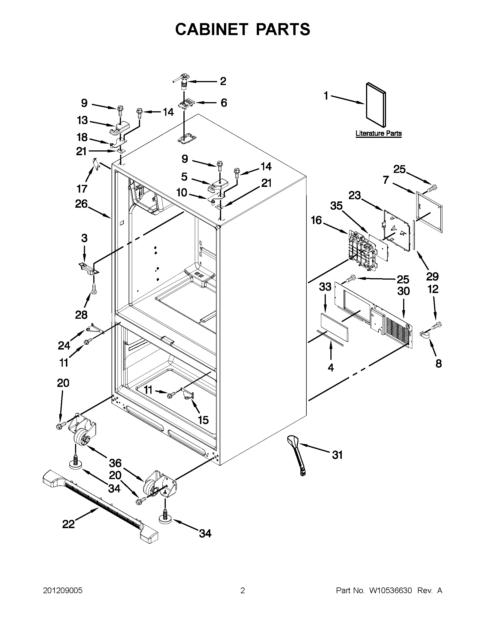 01 - CABINET PARTS