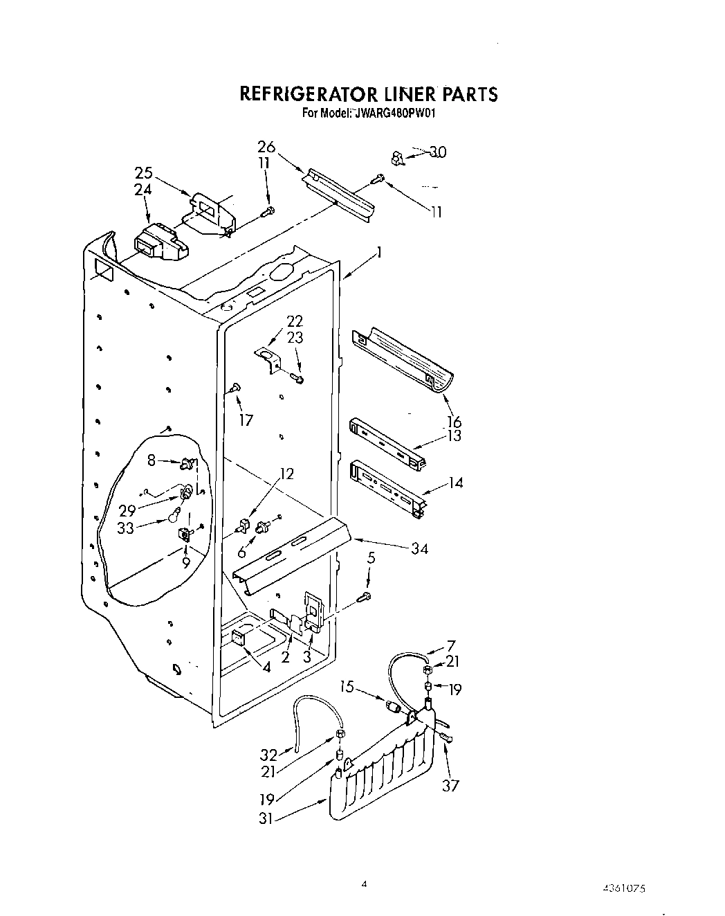 03 - REFRIGERATOR LINER