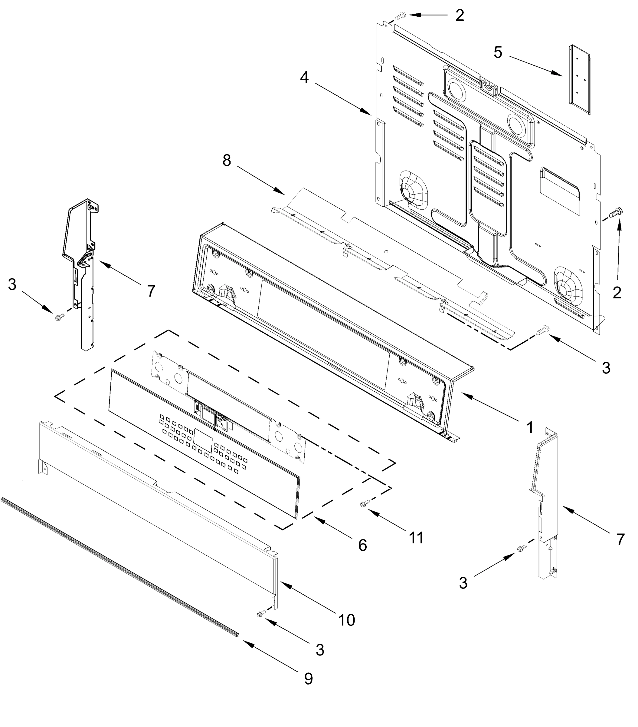 CONTROL PANEL PARTS