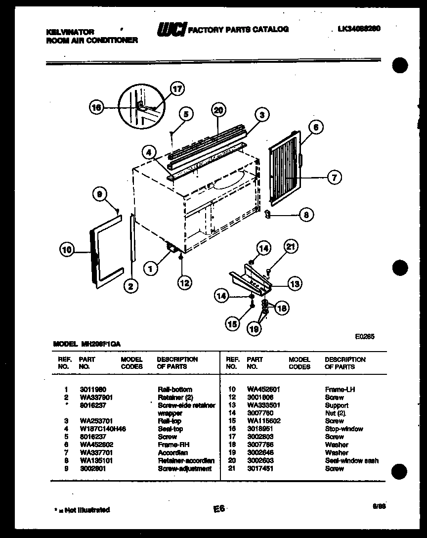 06 - CABINET AND INSTALLATION PARTS
