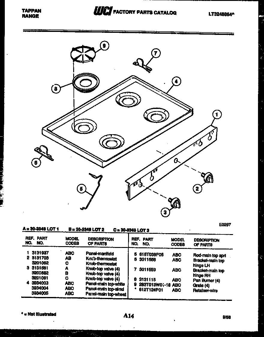 03 - COOKTOP PARTS