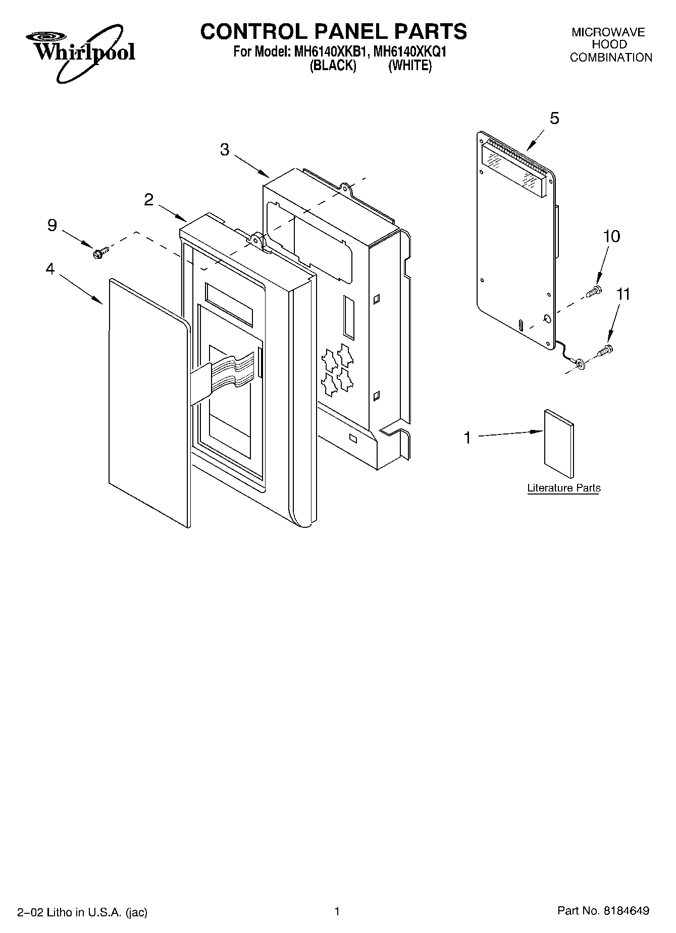 01 - CONTROL PANEL, LITERATURE