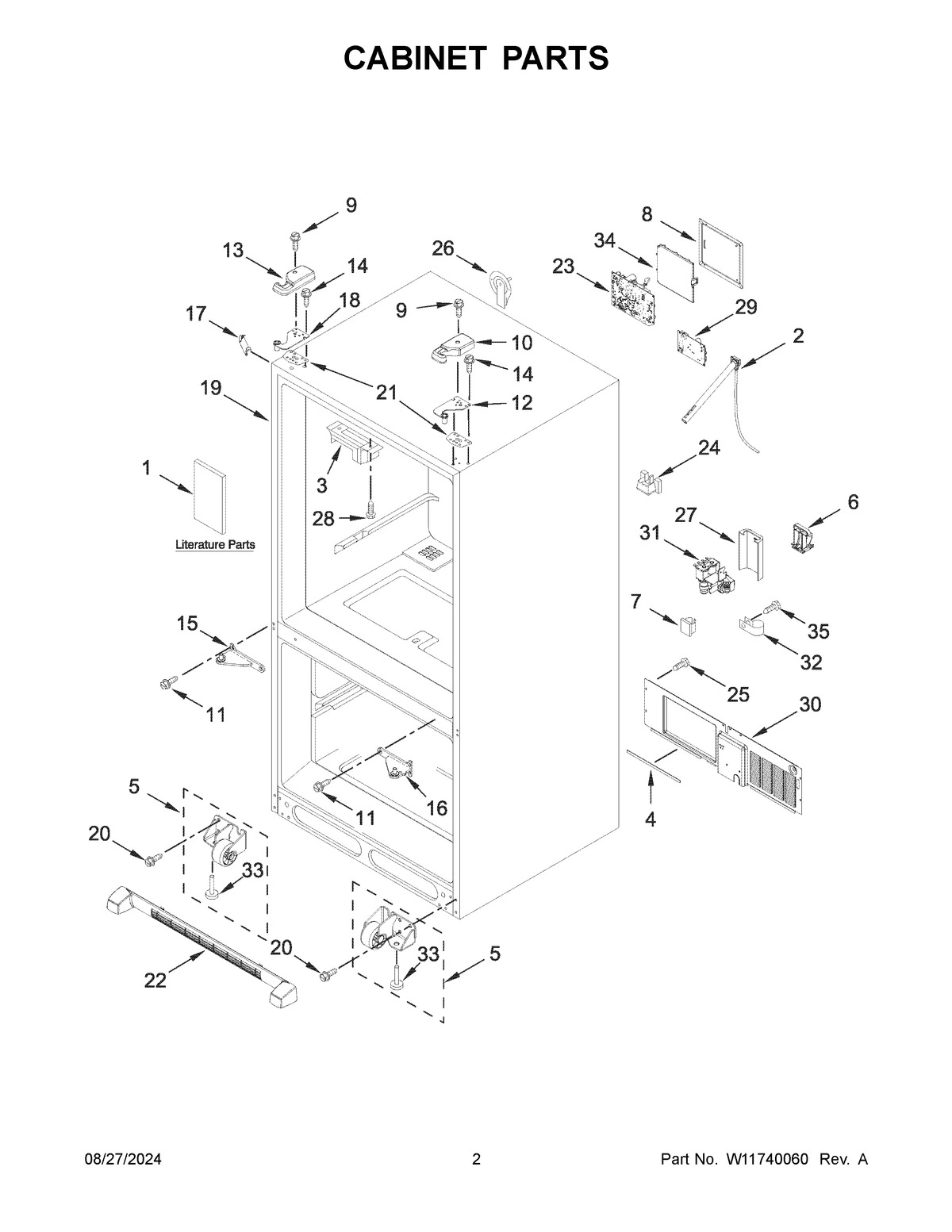 02 - CABINET PARTS