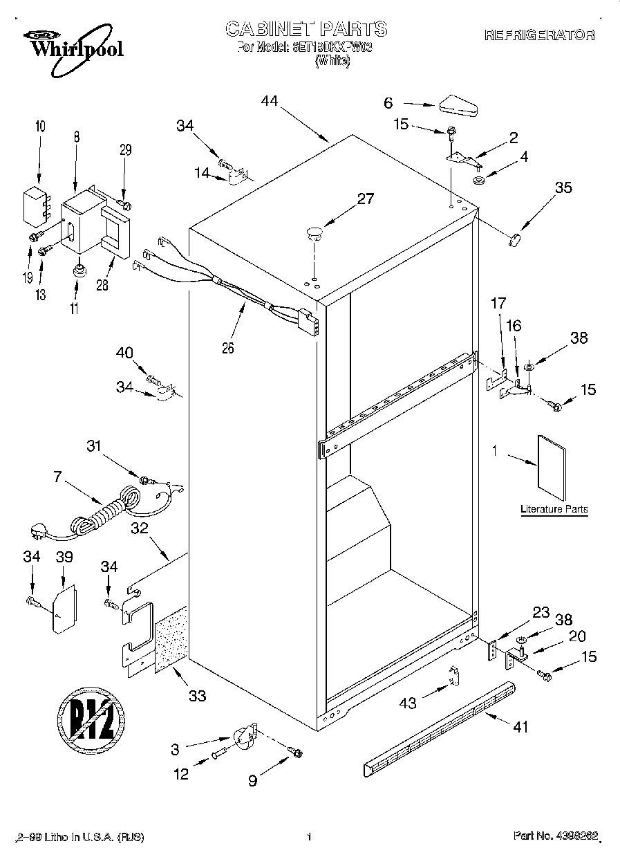 01 - CABINET, LITERATURE