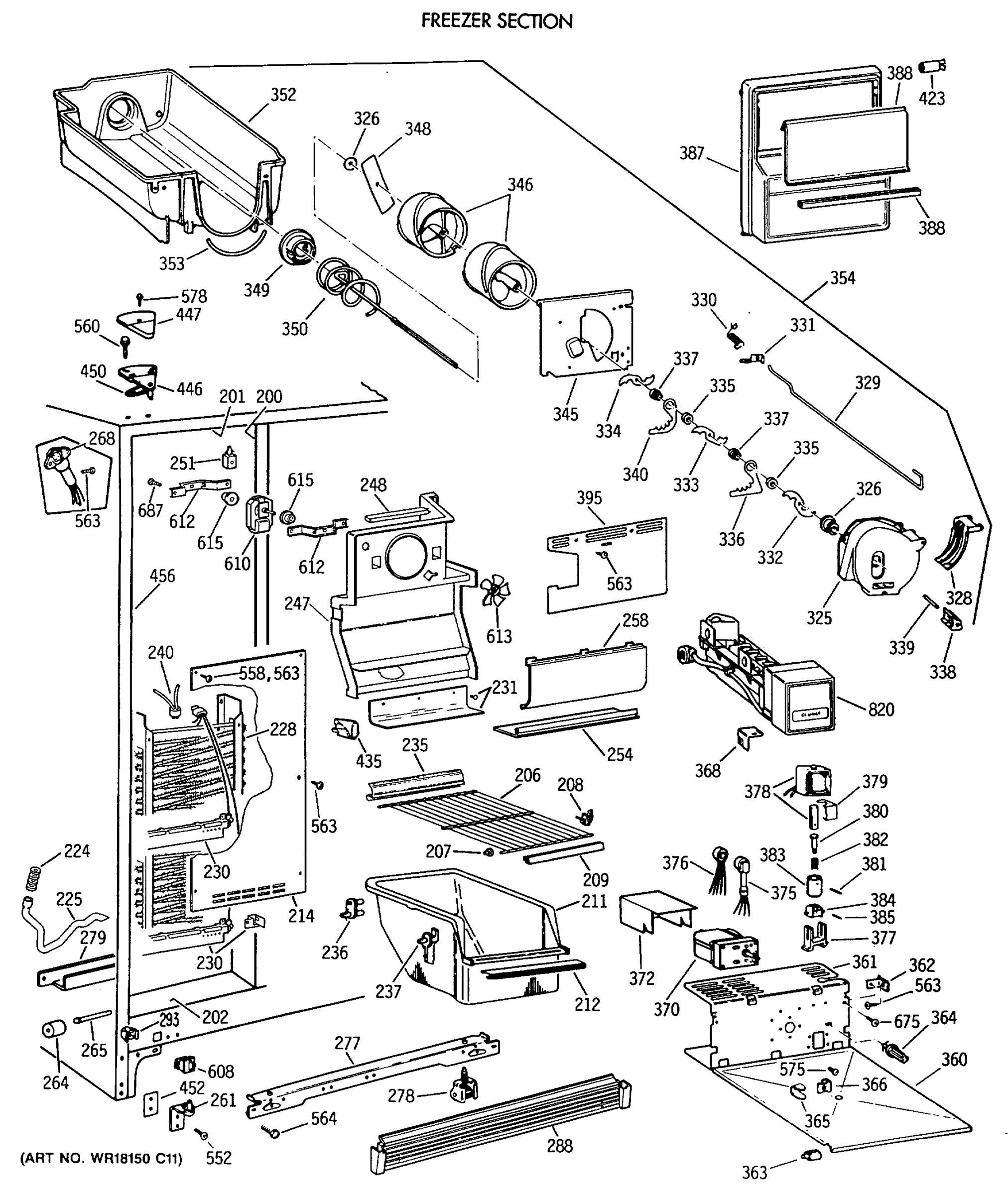 FREEZER SECTION