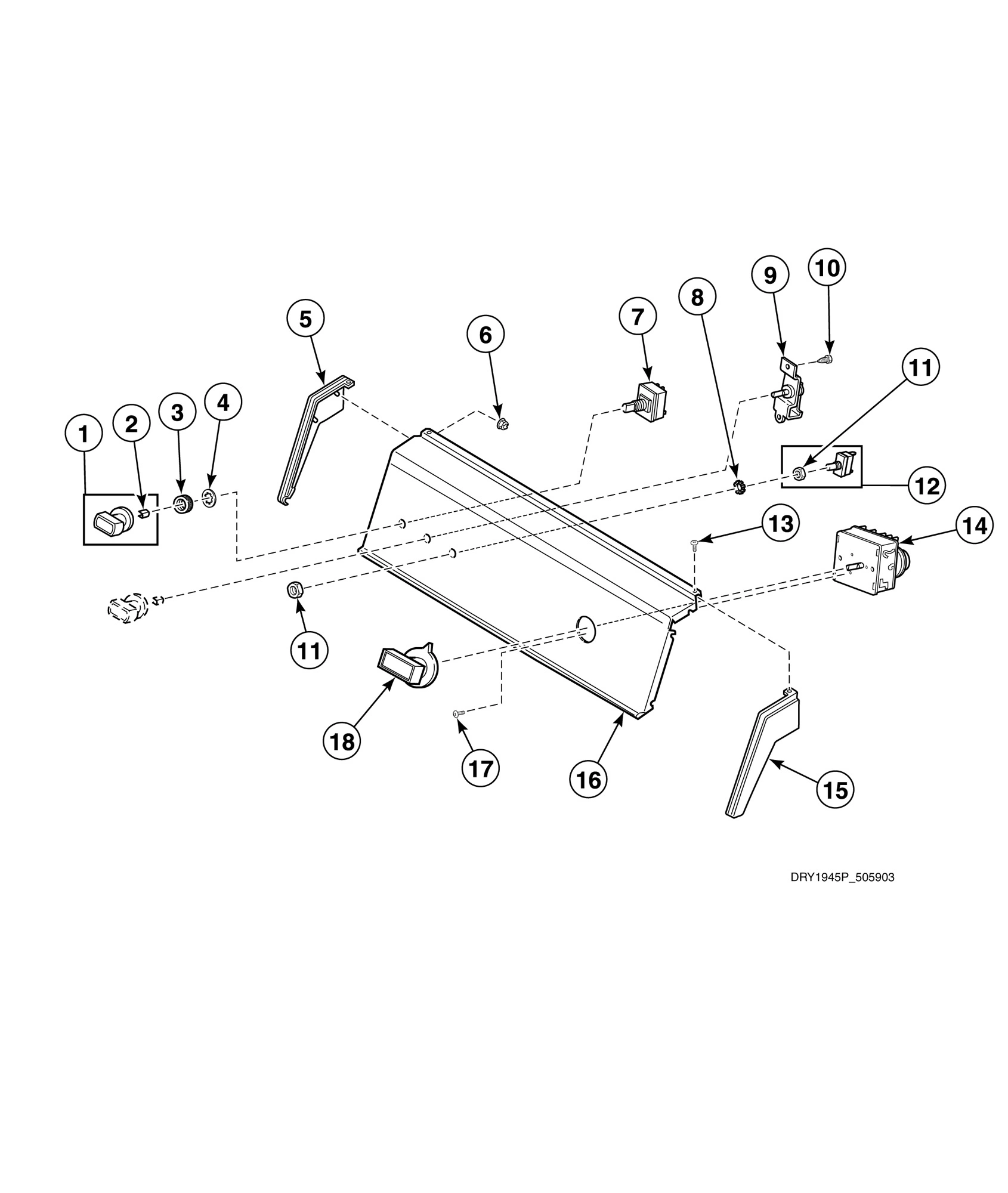 Control Panel and Controls (Drawing 3 of 3)