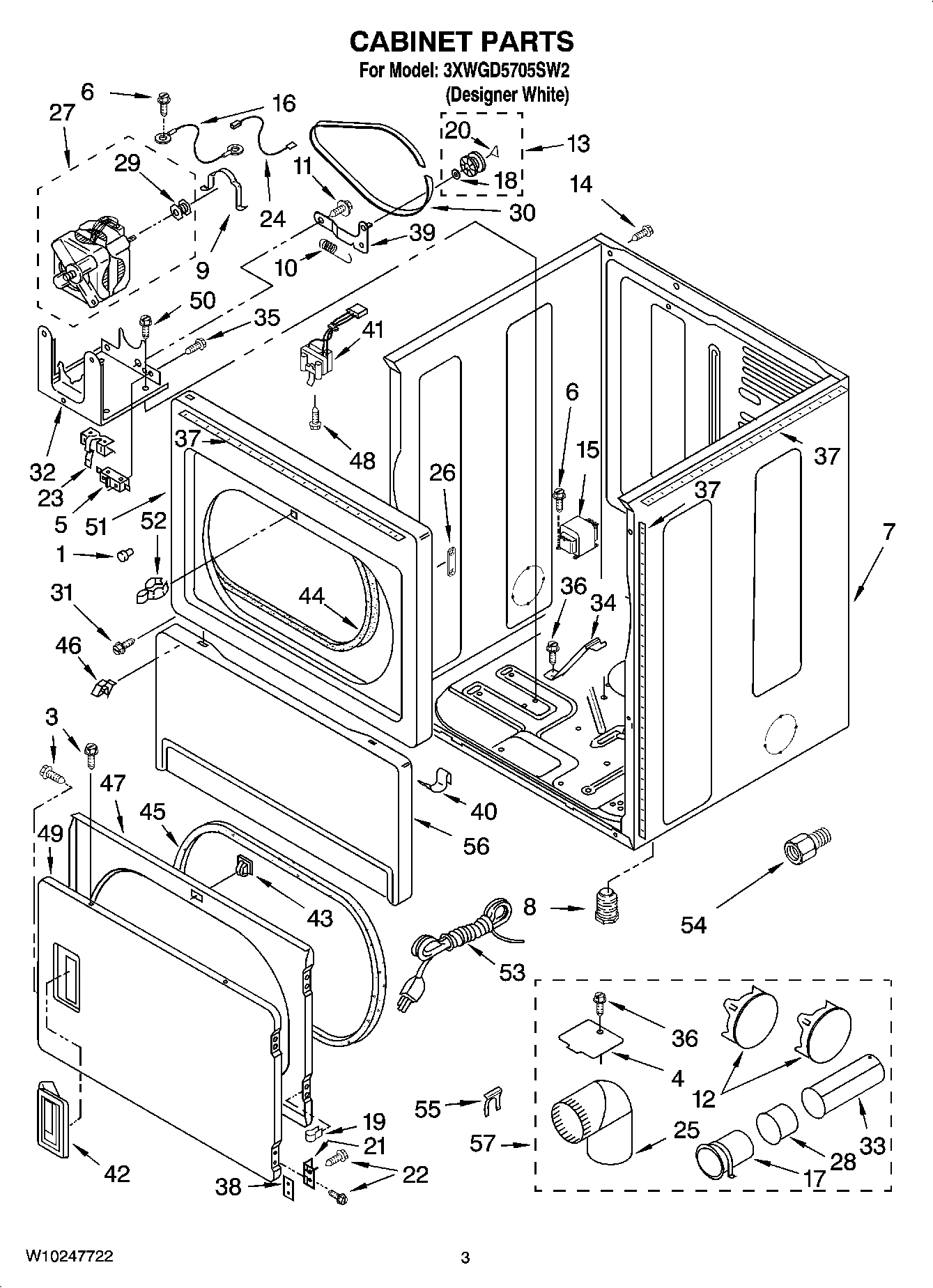 02 - CABINET PARTS