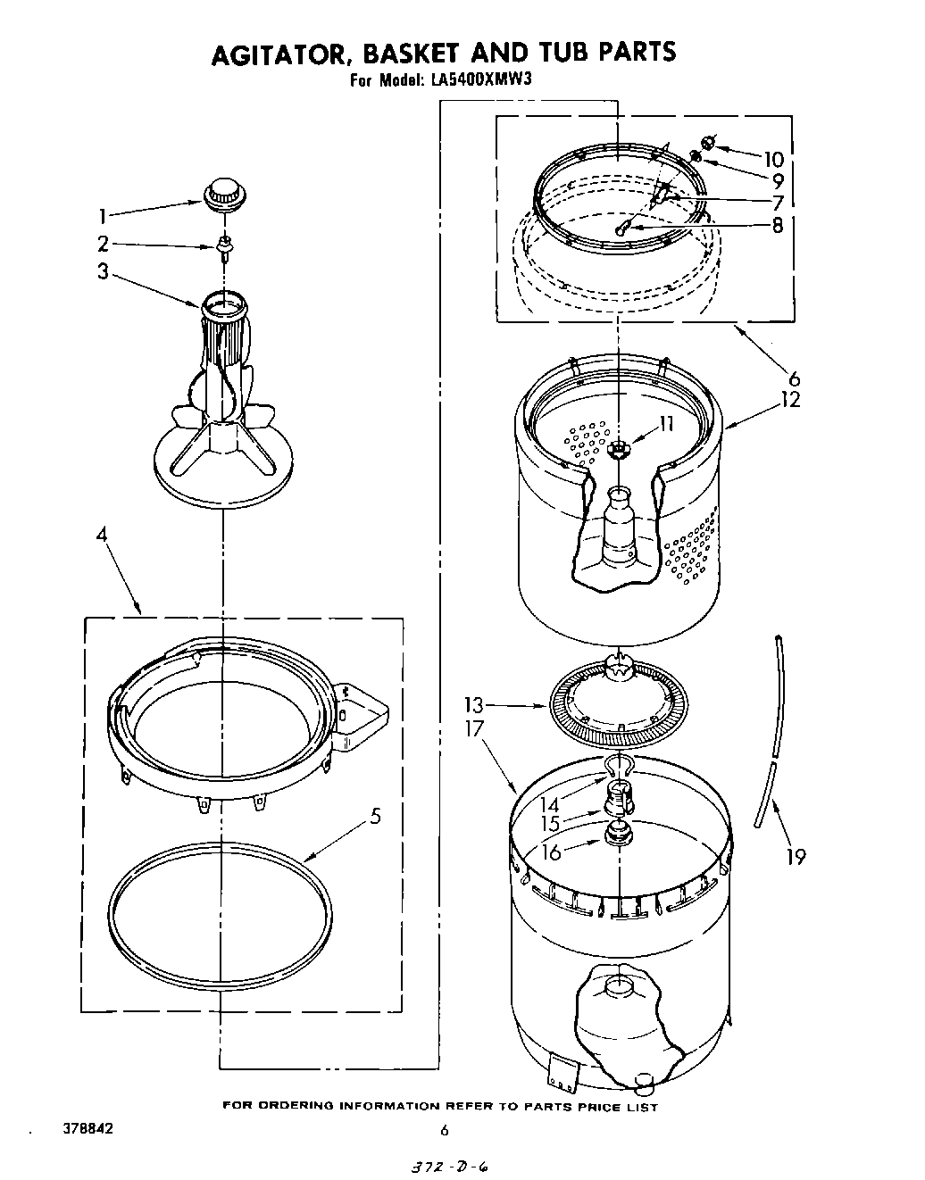 04 - AGITATOR, BASKET AND TUB