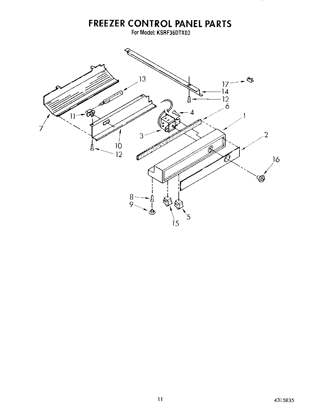 07 - FREEZER CONTROL PANEL