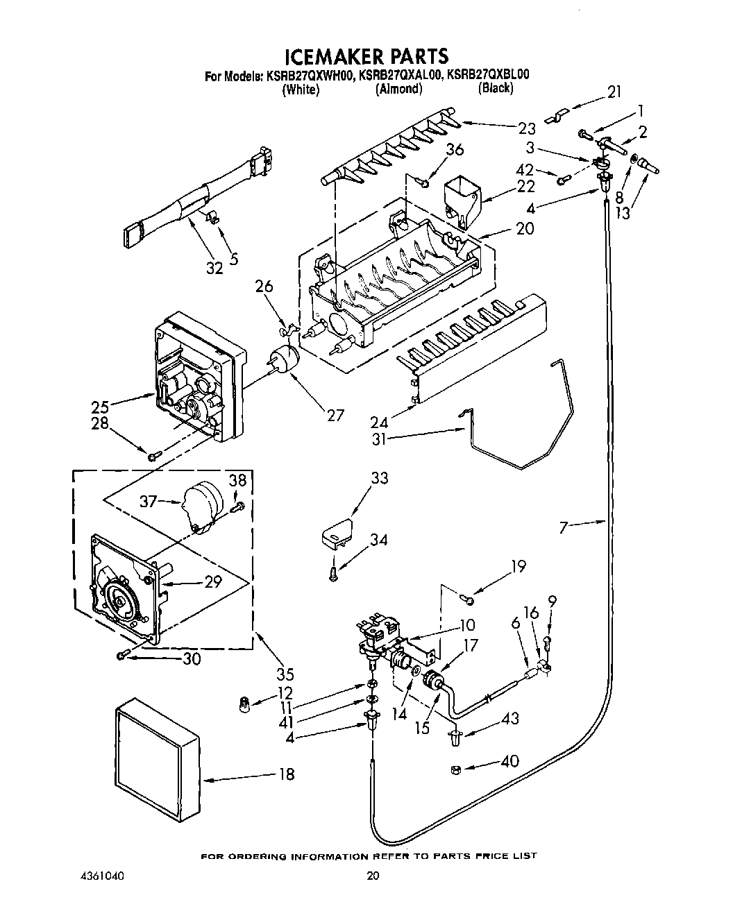 13 - ICEMAKER, LIT/OPTIONAL
