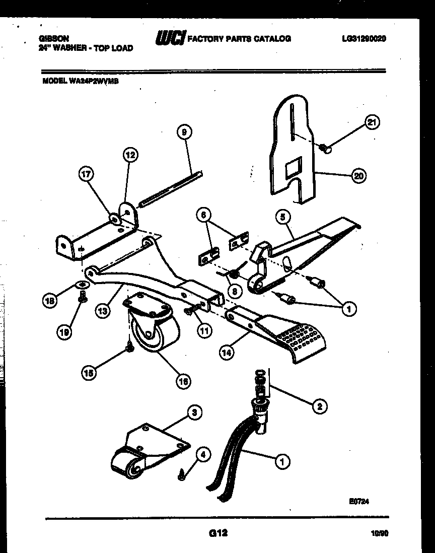 07 - PORTABLE WASHER COMPONENTS