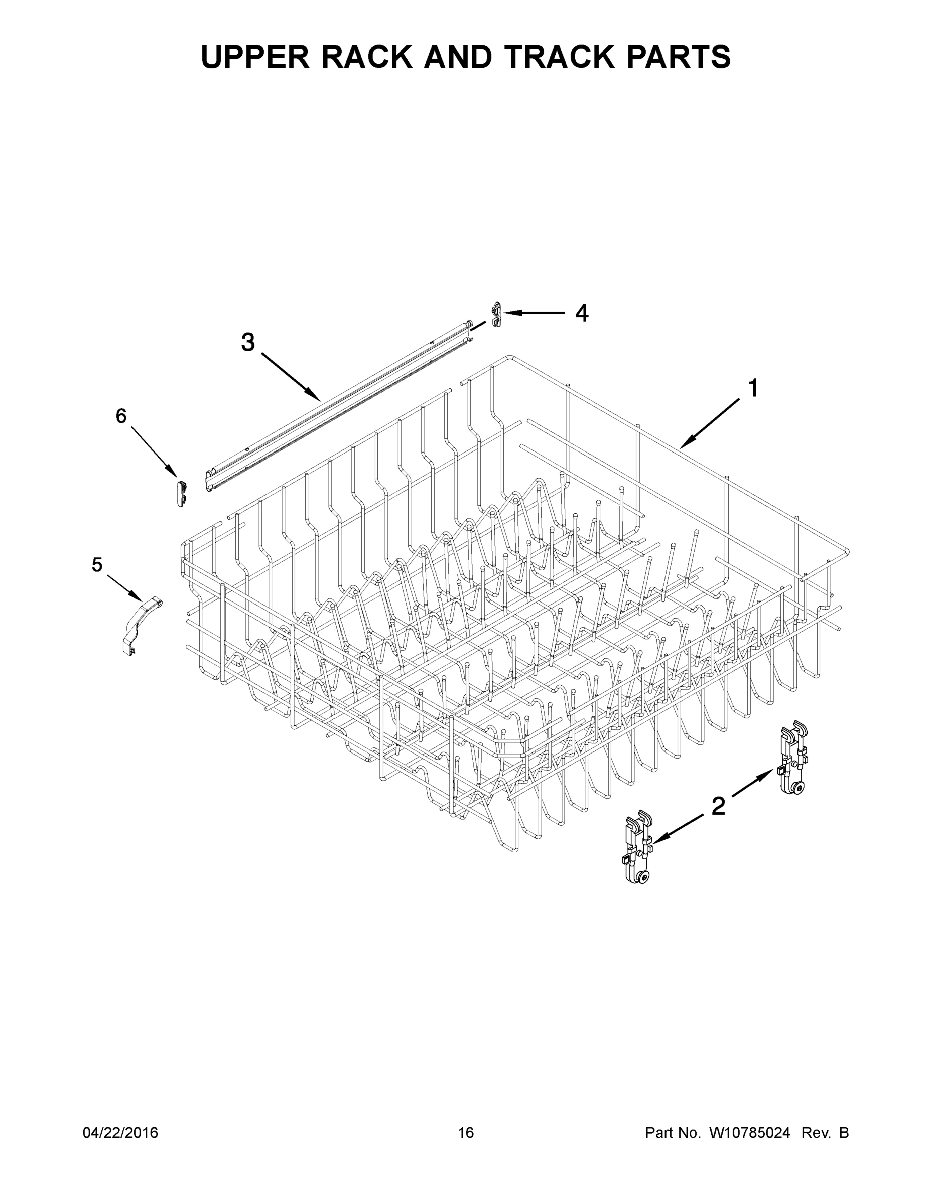 09 - UPPER RACK AND TRACK PARTS