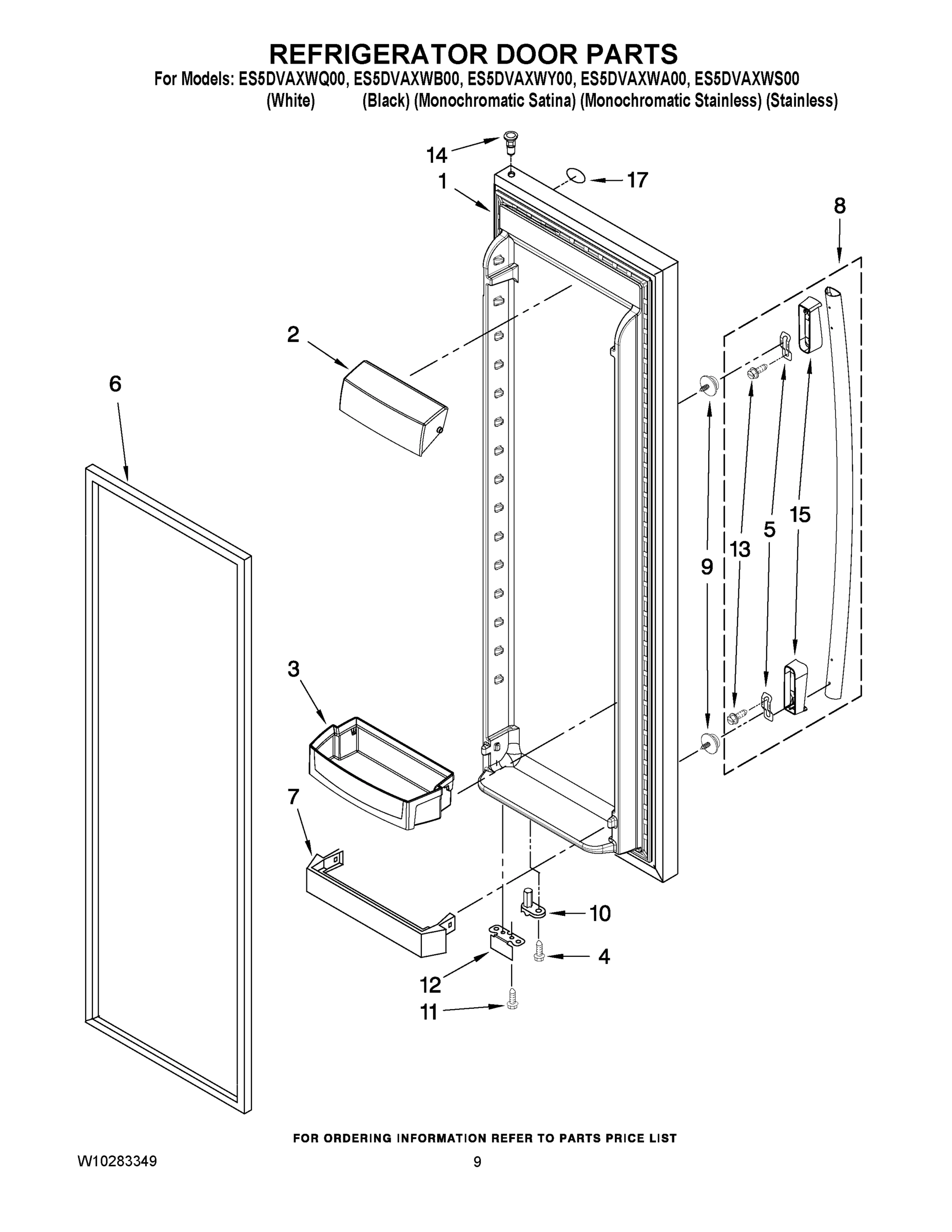 06 - REFRIGERATOR DOOR PARTS