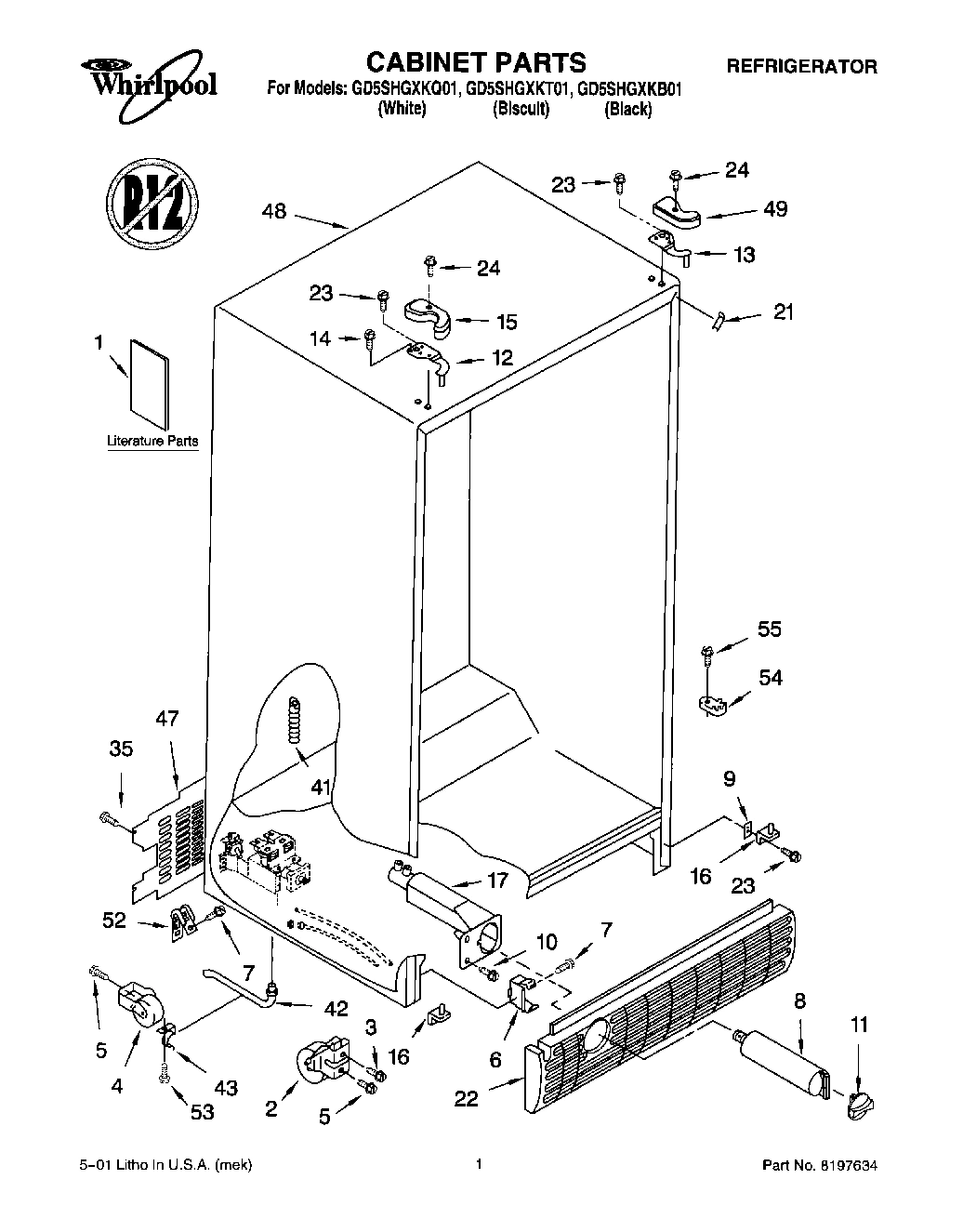 01 - CABINET, LITERATURE