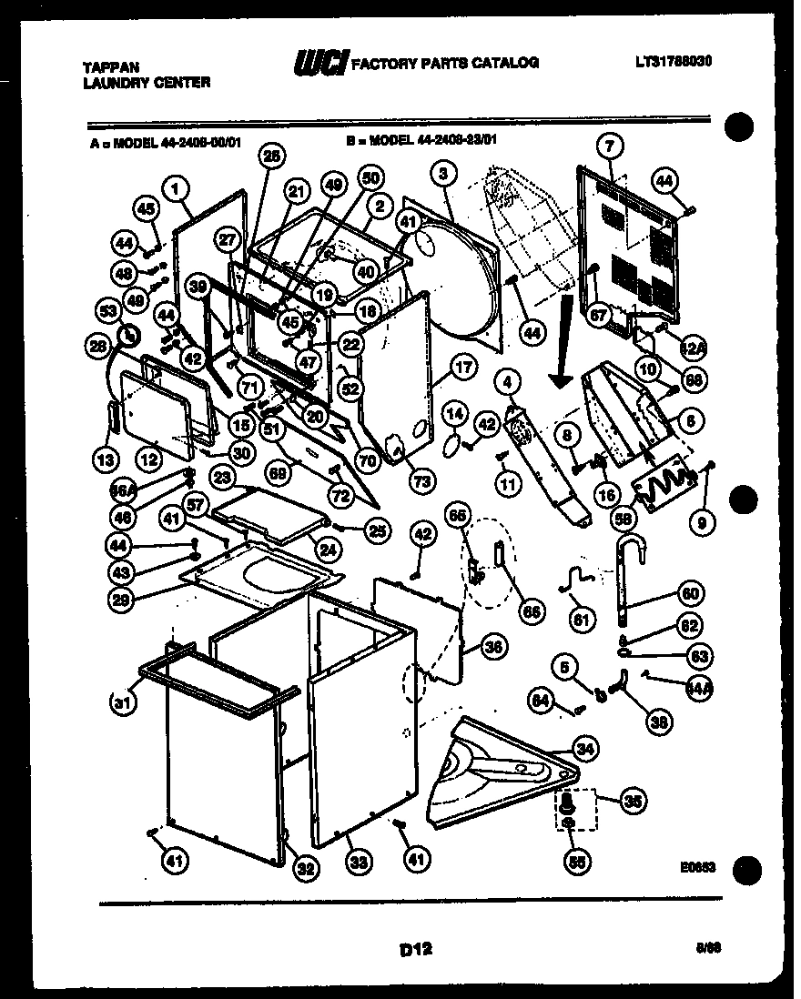 02 - CABINET PARTS AND HEATER