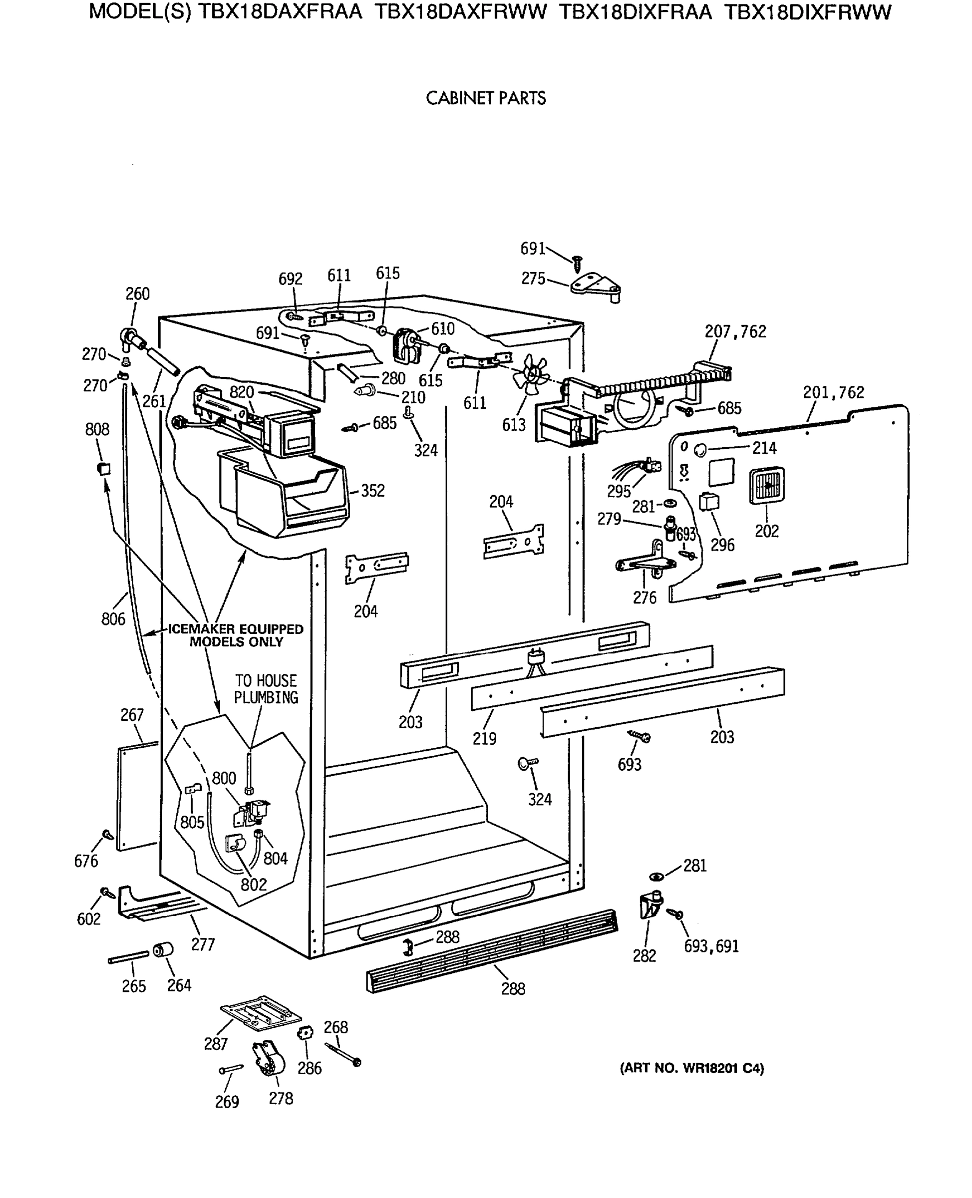 CABINET PARTS