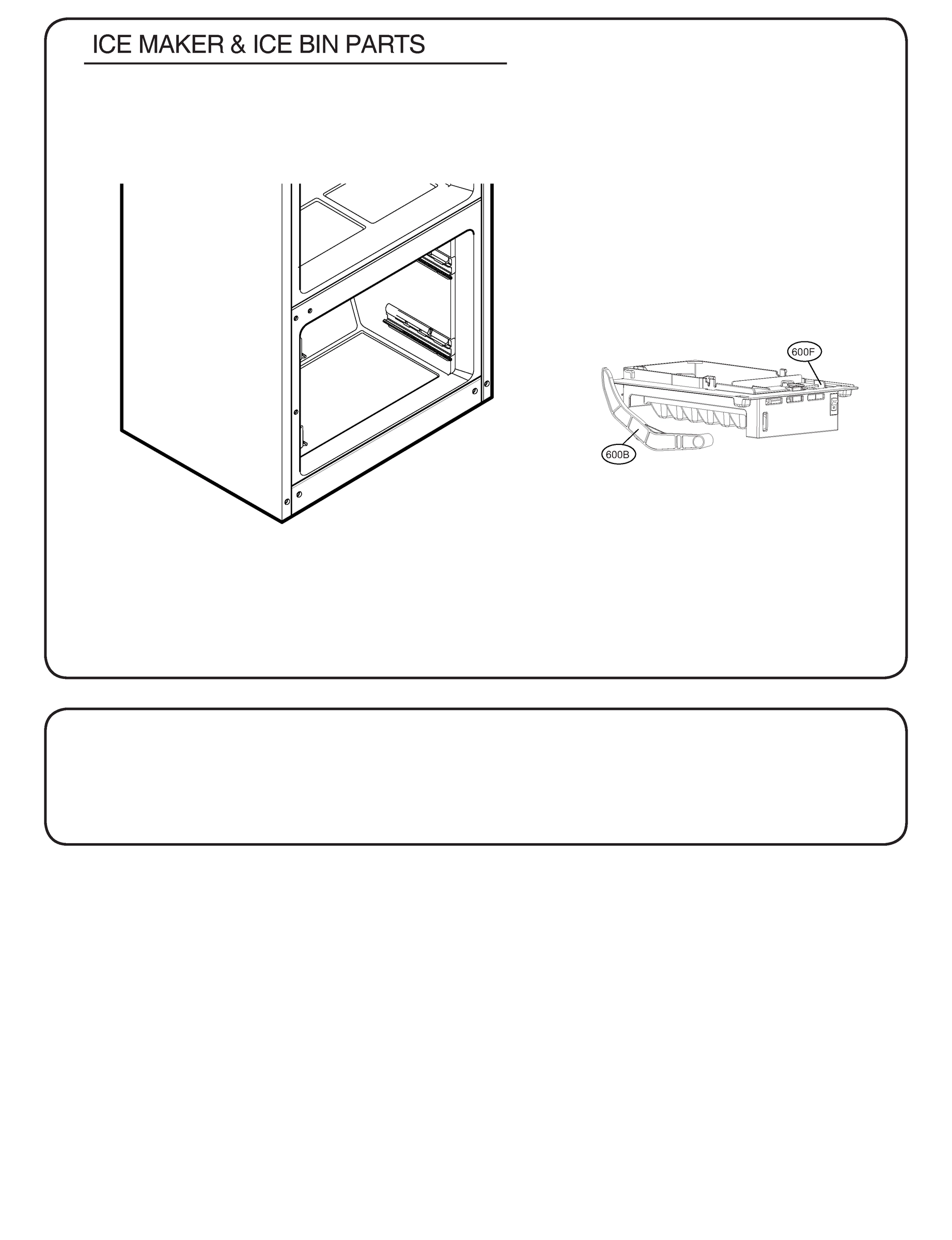ICEMAKER & ICE BIN PARTS