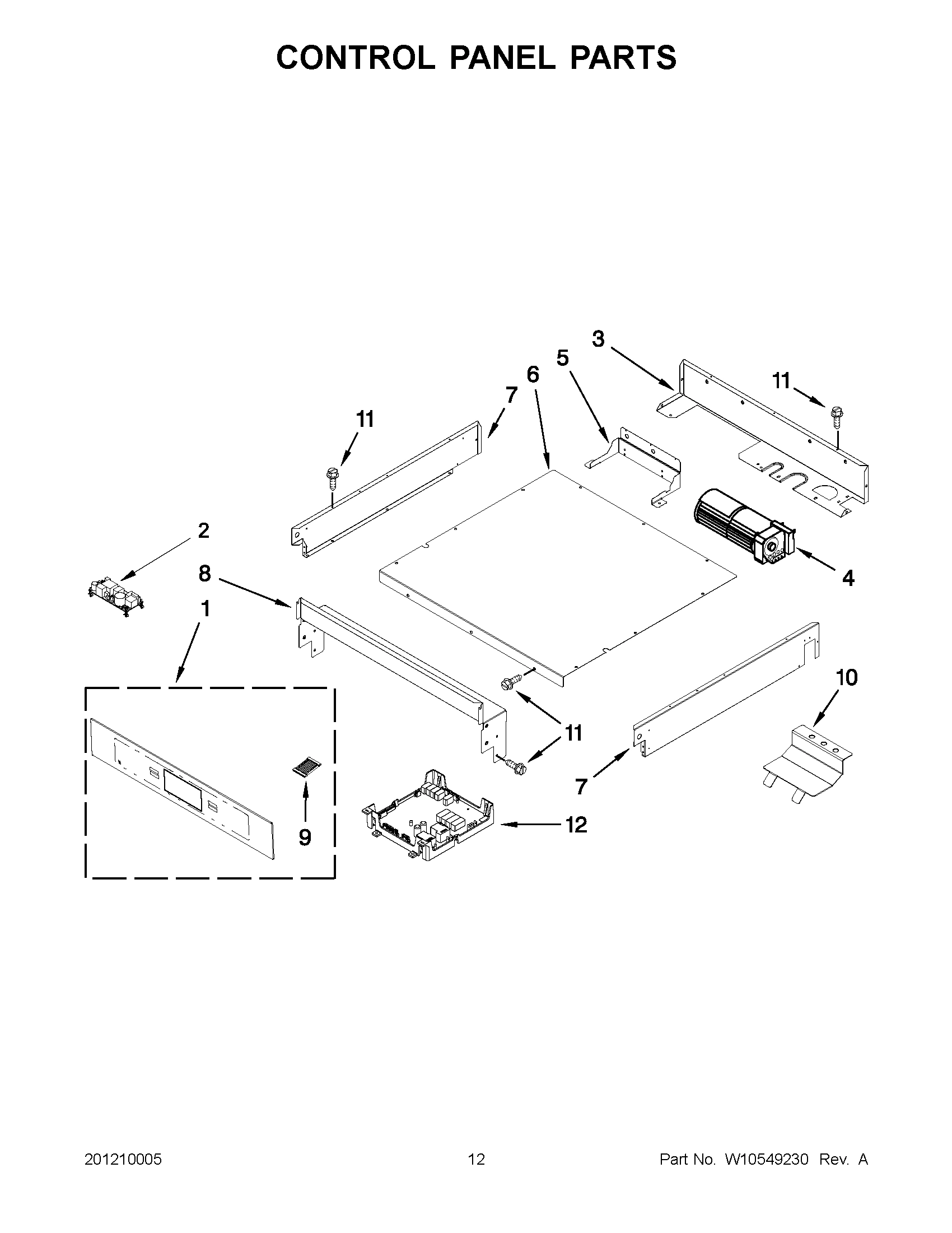06 - CONTROL PANEL PARTS