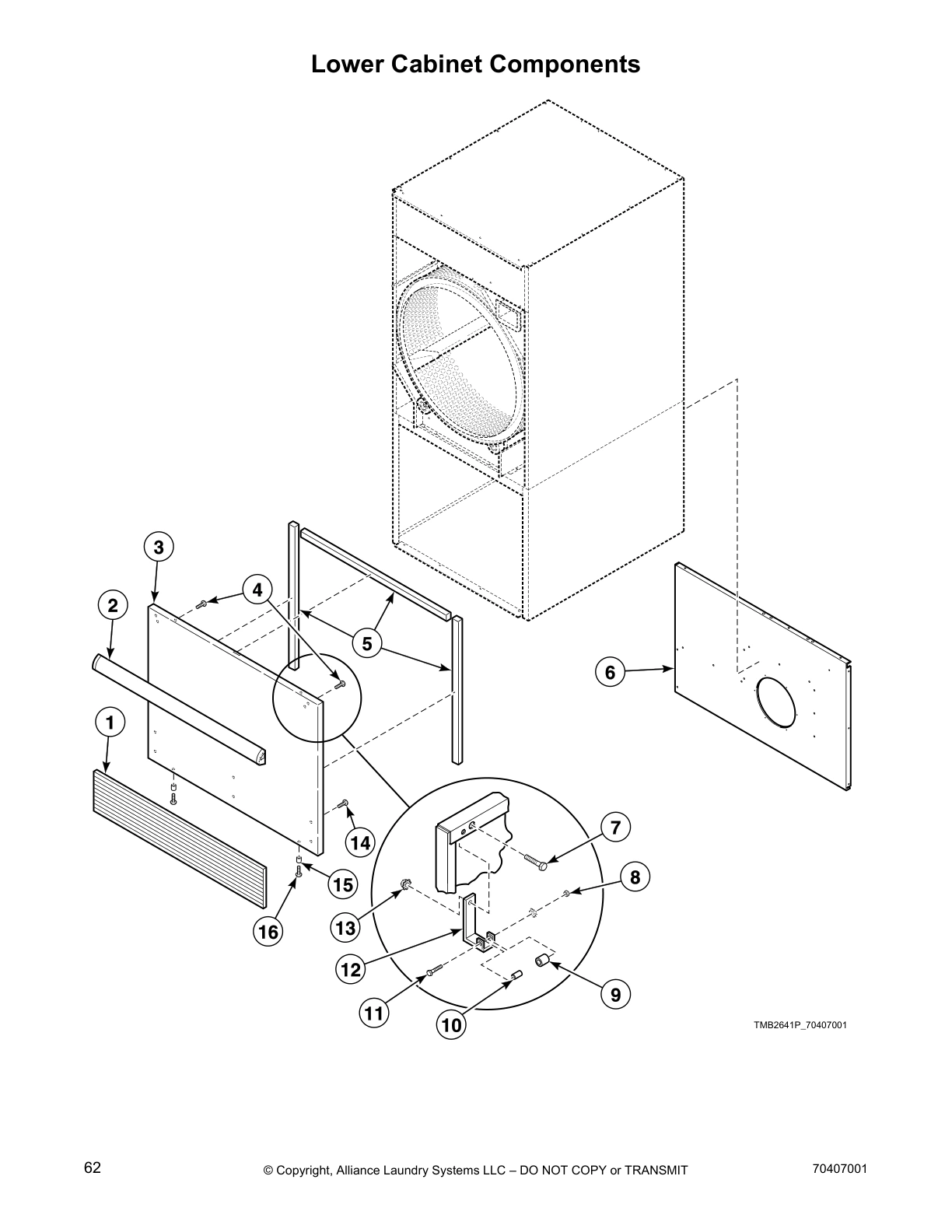 Lower Cabinet Components
