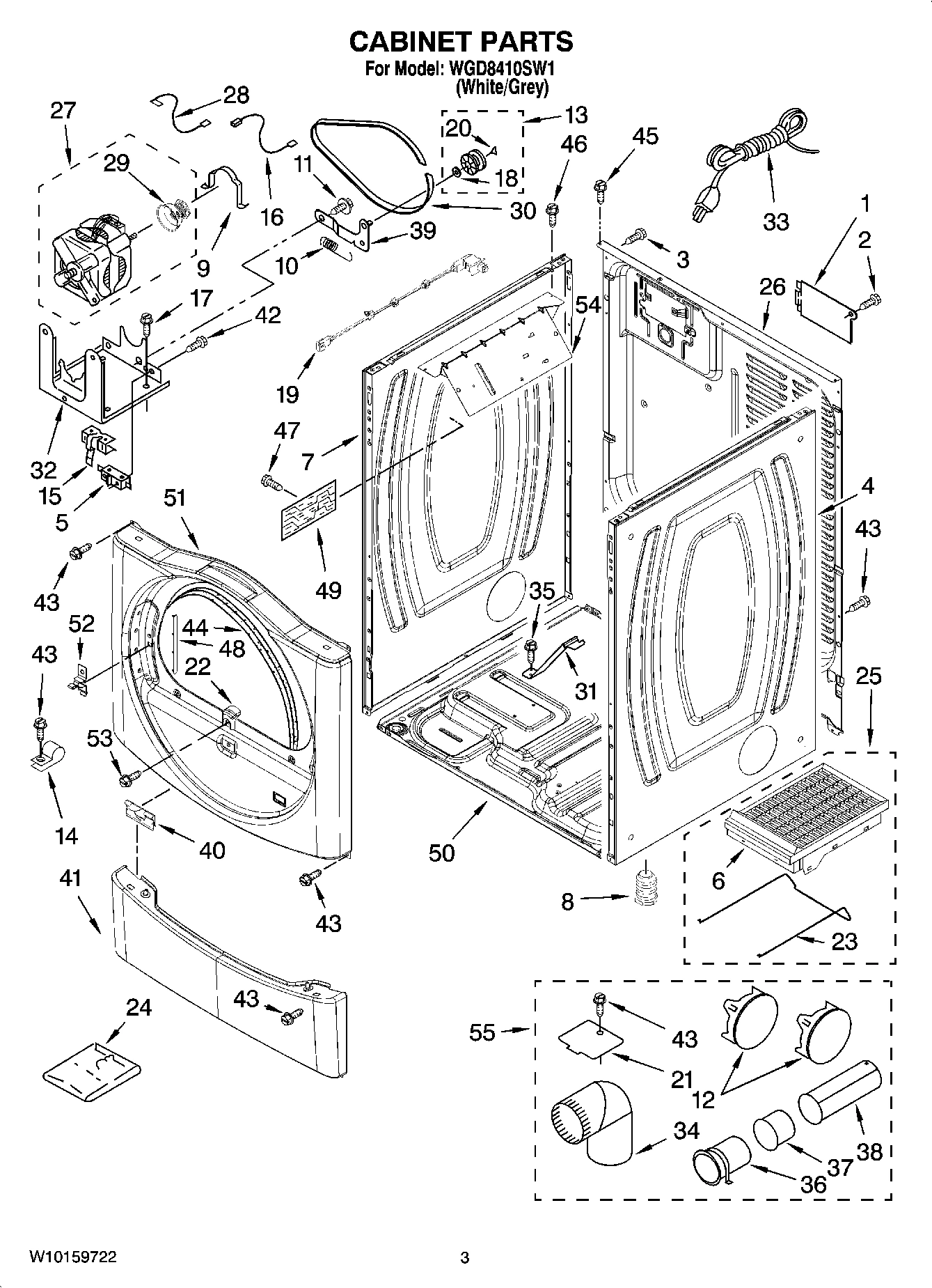 02 - CABINET PARTS