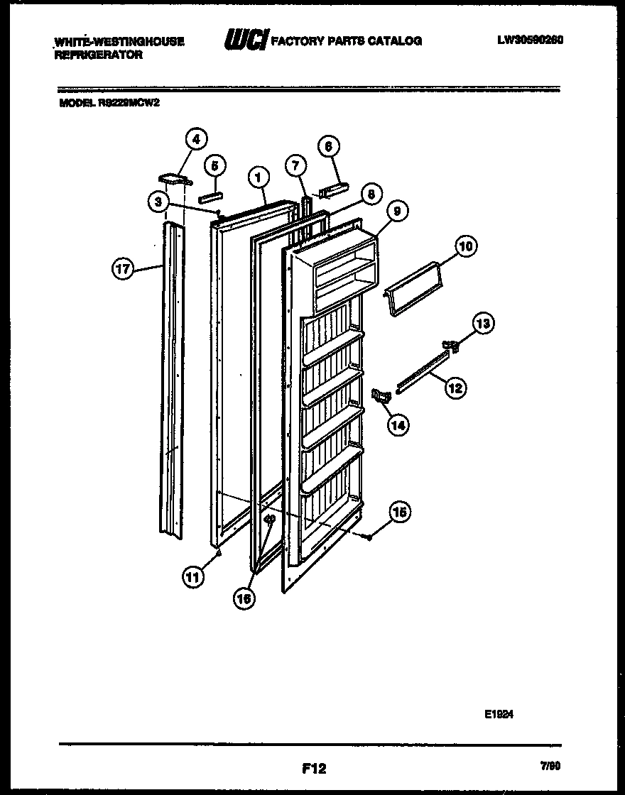 03 - REFRIGERATOR DOOR PARTS