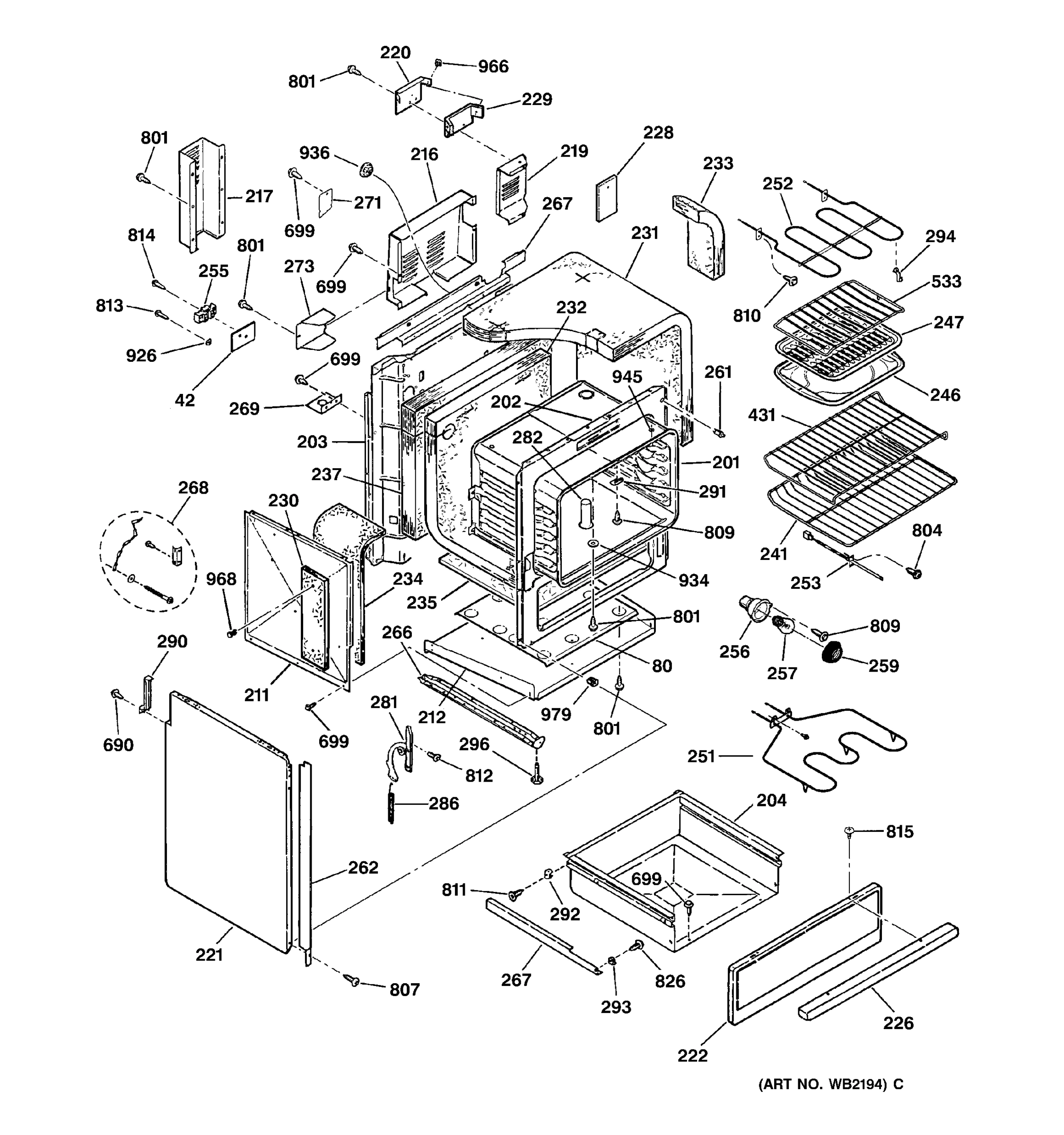 BODY & DRAWER PARTS