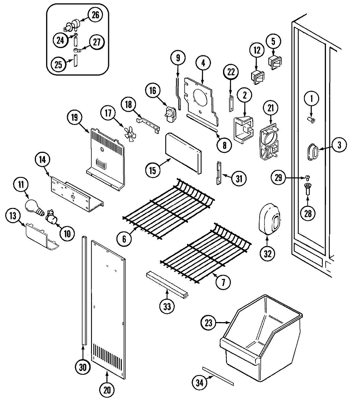 01 - FREEZER COMPARTMENT