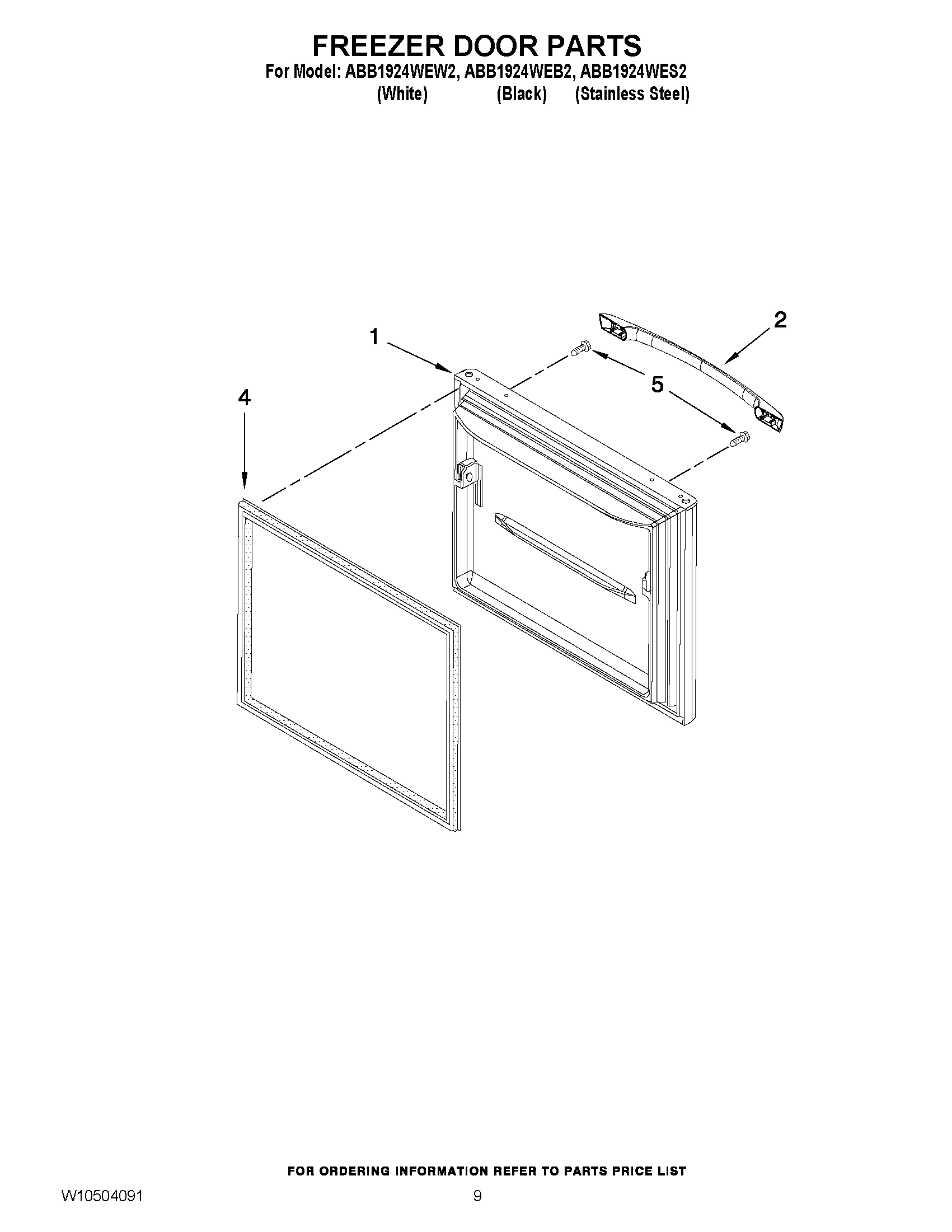 05 - FREEZER DOOR PARTS