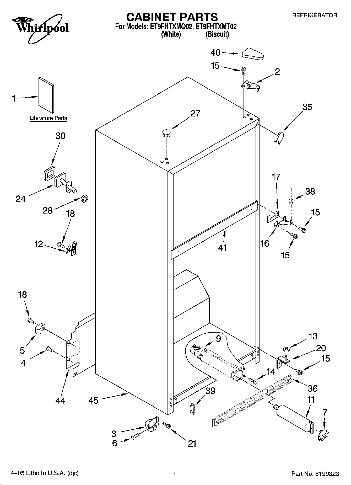 01 - CABINET PARTS