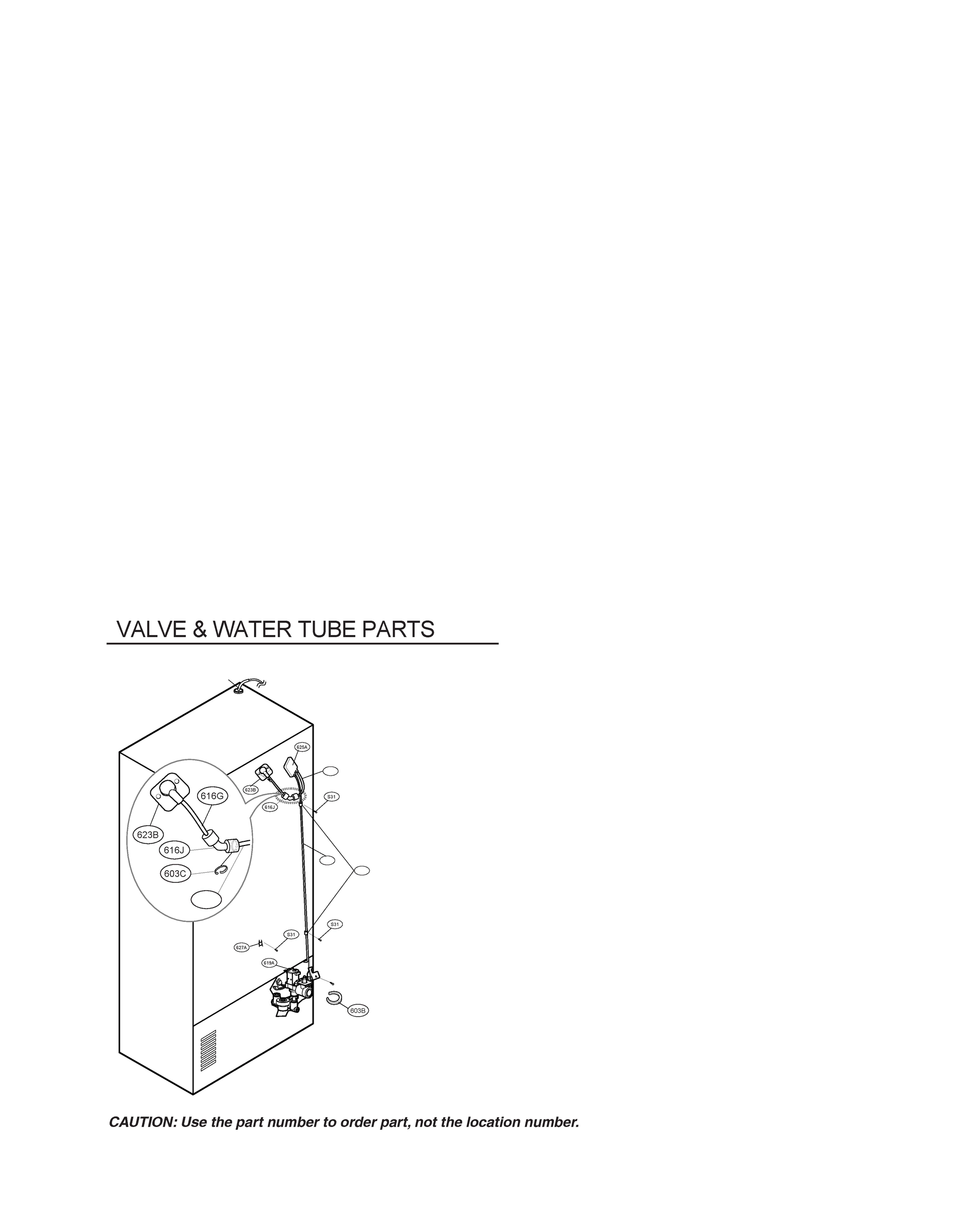 VALVE & WATER TUBE PARTS