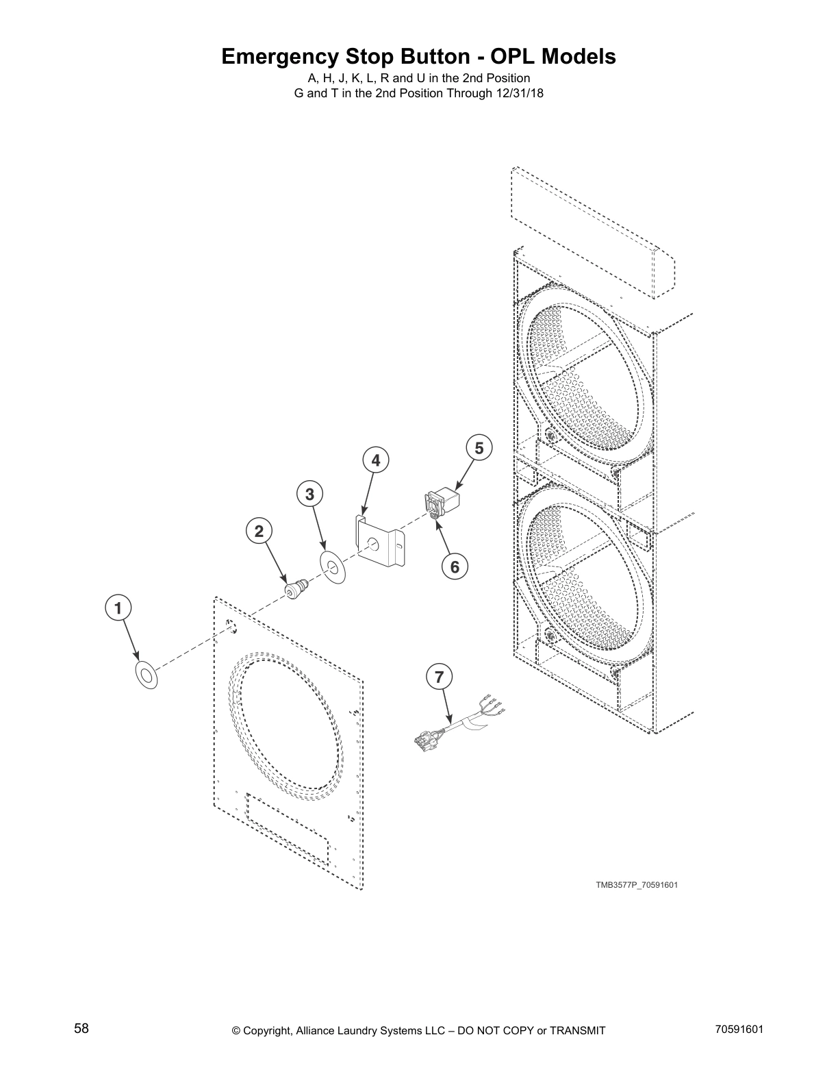 Emergency Stop Button - OPL Models