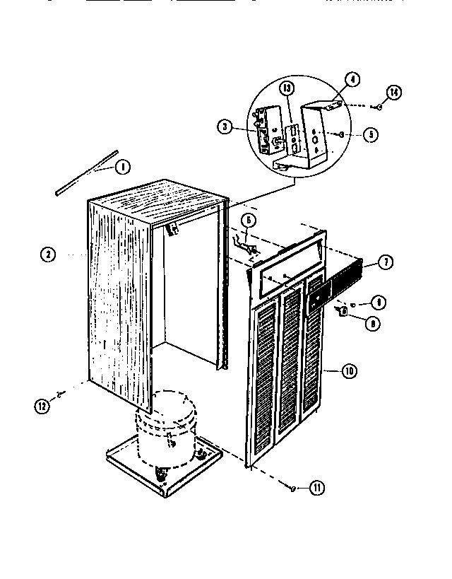 01 - CABINET & CONTROL PARTS