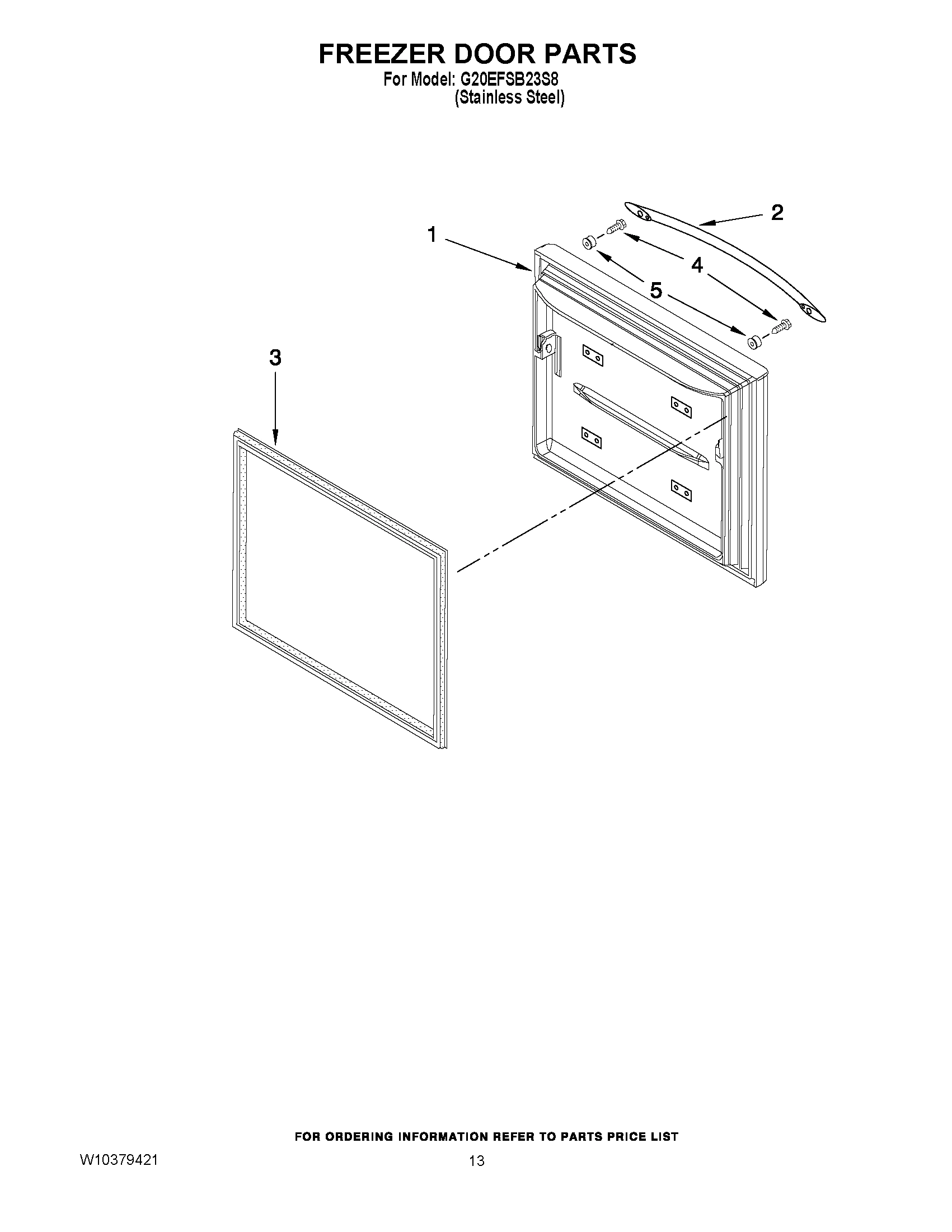 07 - FREEZER DOOR PARTS