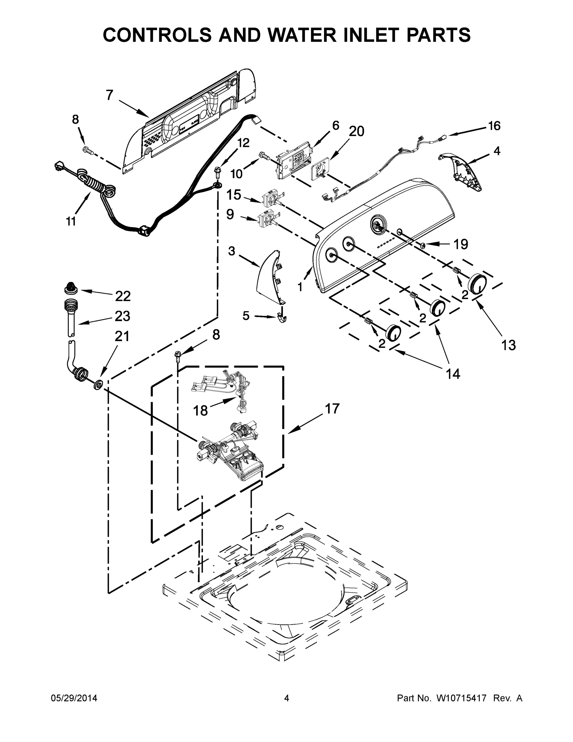 03 - CONTROLS AND WATER INLET PARTS