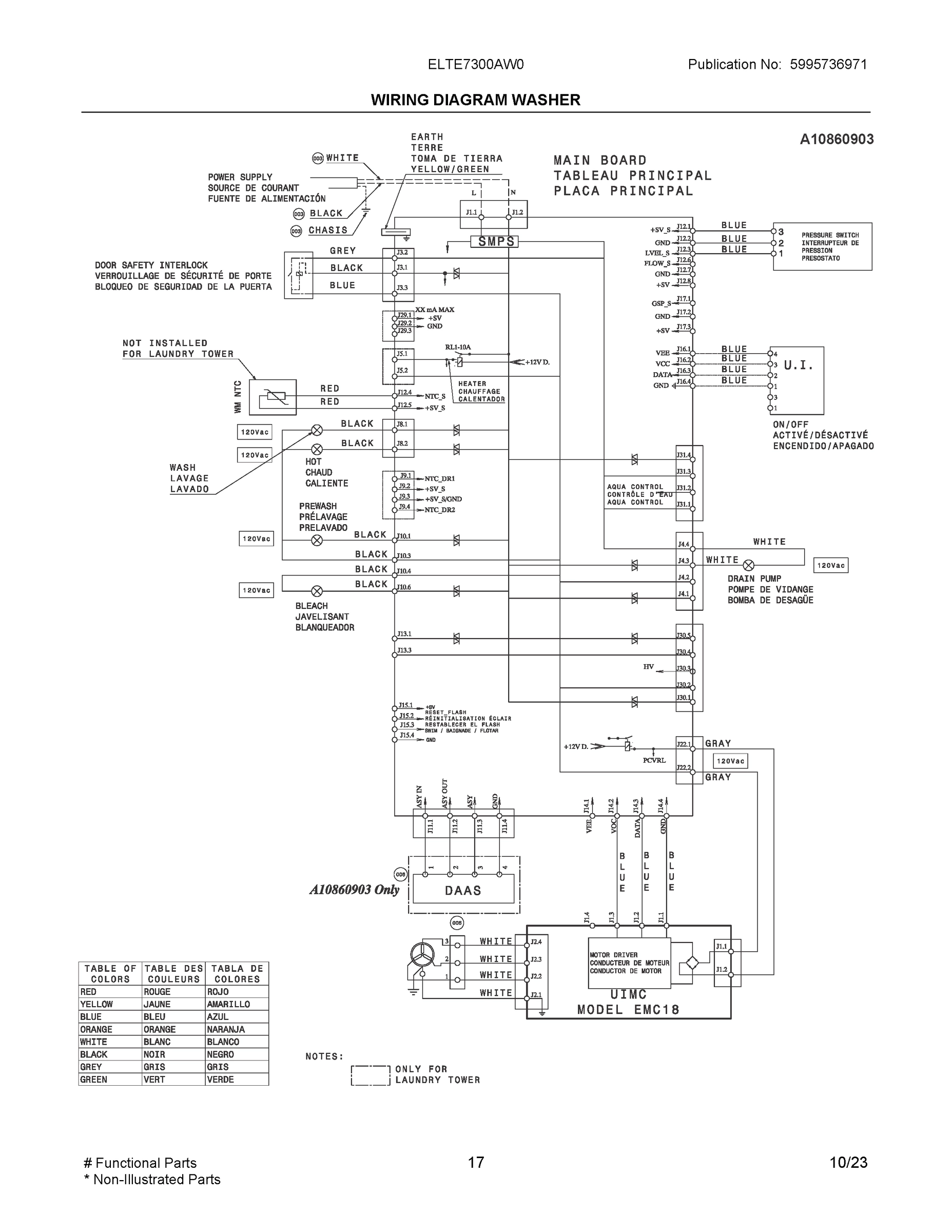 08 - WIRING DIAGRAM WASHER