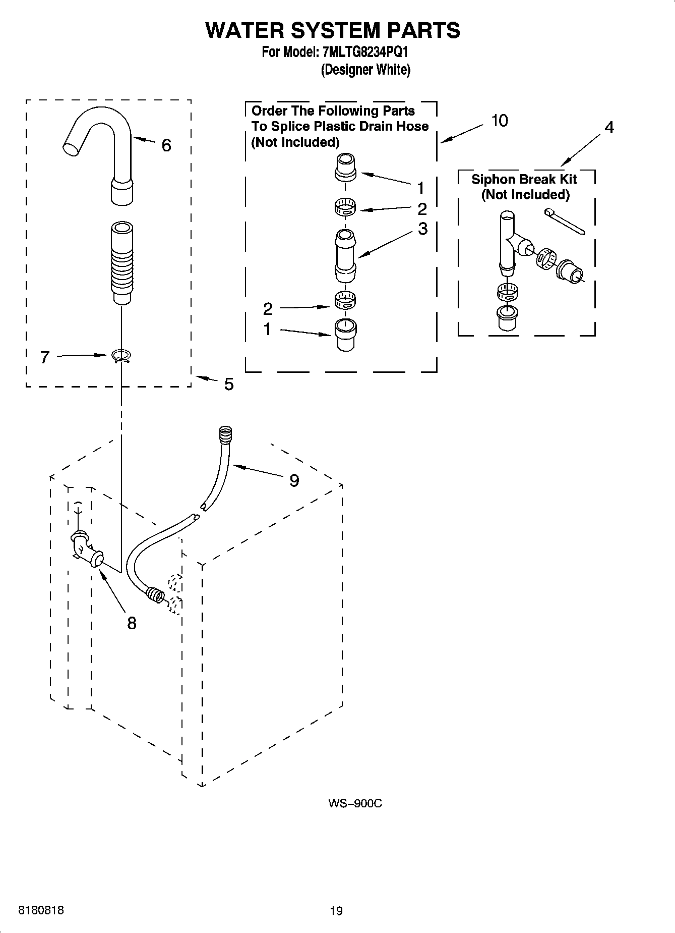 13 - WATER SYSTEM PARTS
