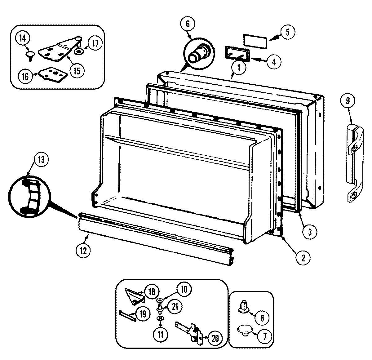 02 - FREEZER DOOR