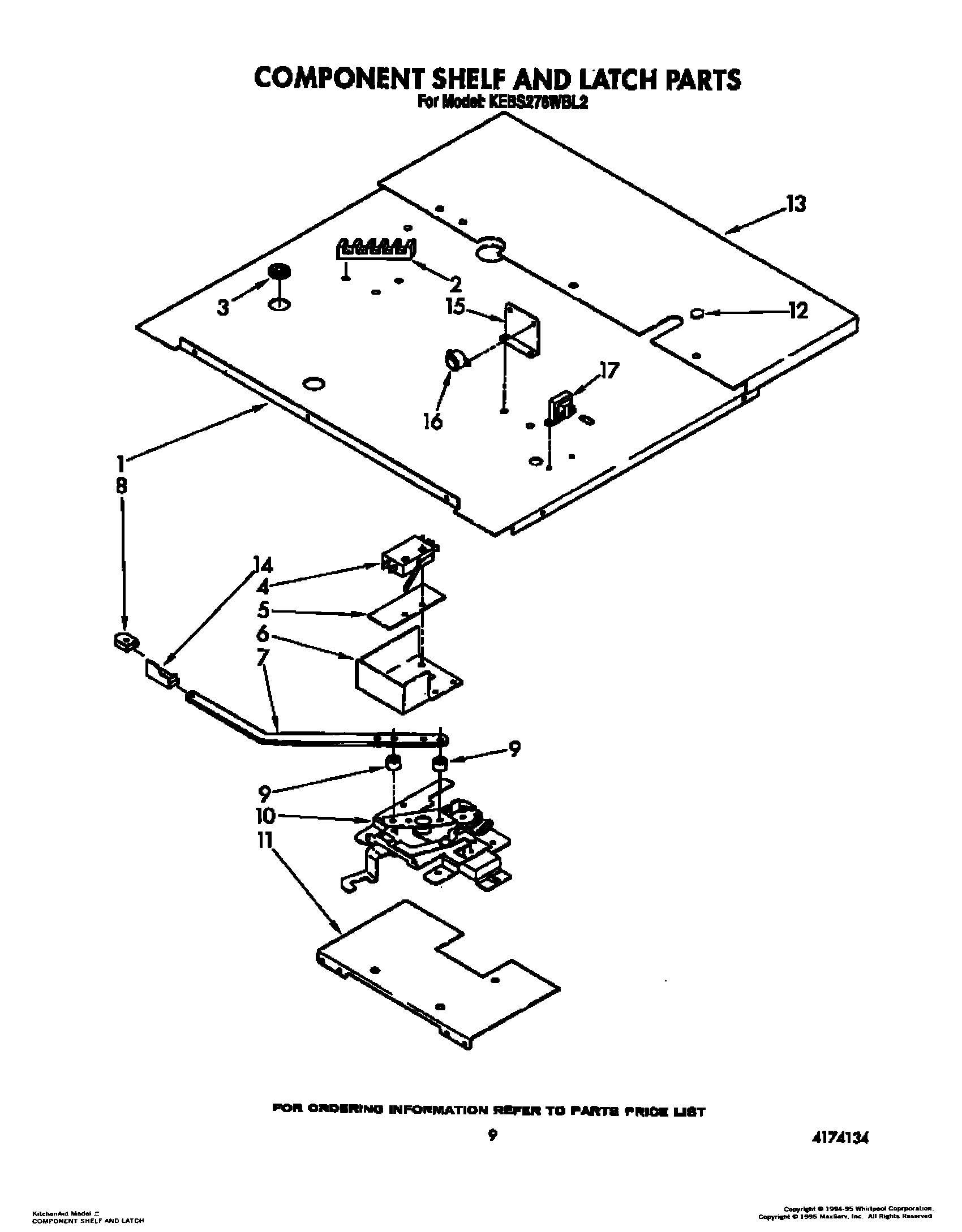 06 - COMPONENT SHELF AND LATCH