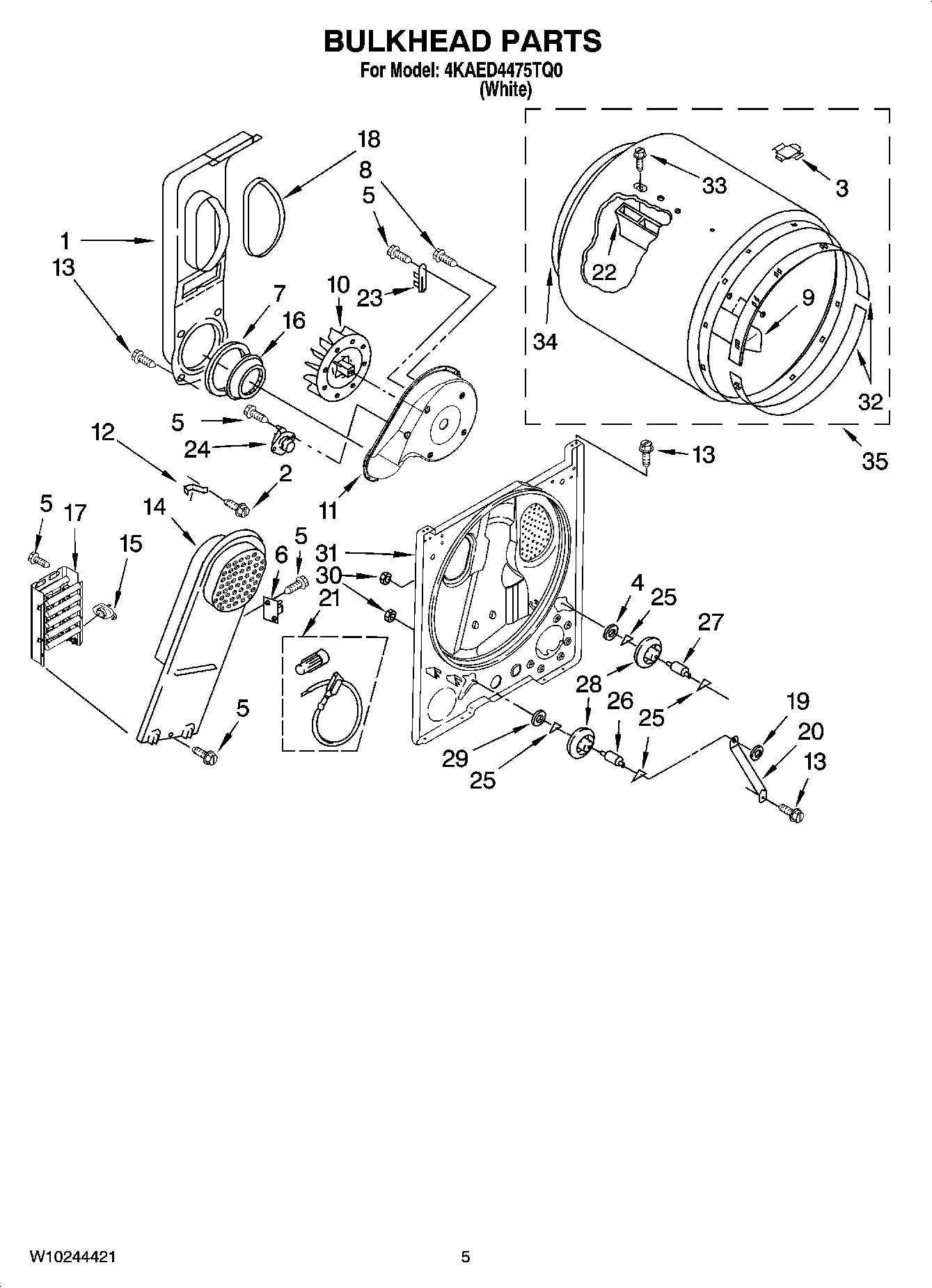 03 - BULKHEAD PARTS, OPTIONAL PARTS (NOT INCLUDED)