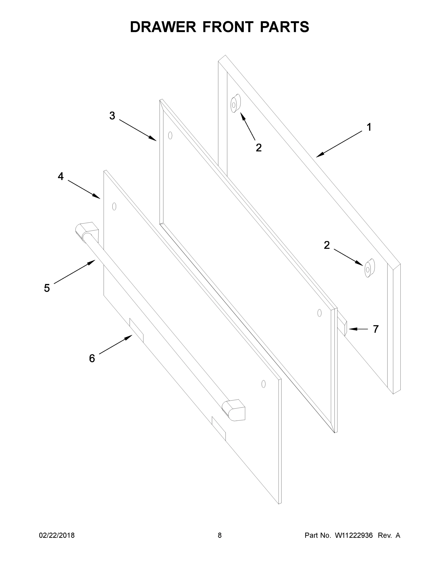 05 - DRAWER FRONT PARTS