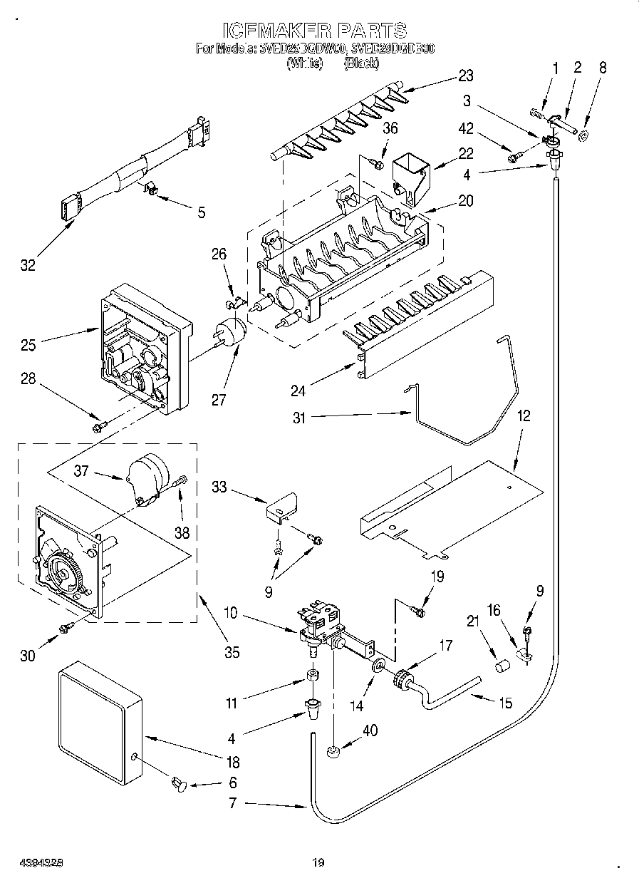12 - ICEMAKER, LIT/OPTIONAL
